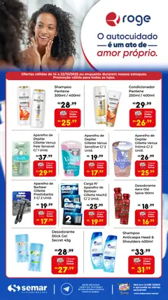 Semar Supermercado - Ofertas Roge - Pré-Visualização do folheto da loja Semar Supermercado, válido de 14.10.2025
