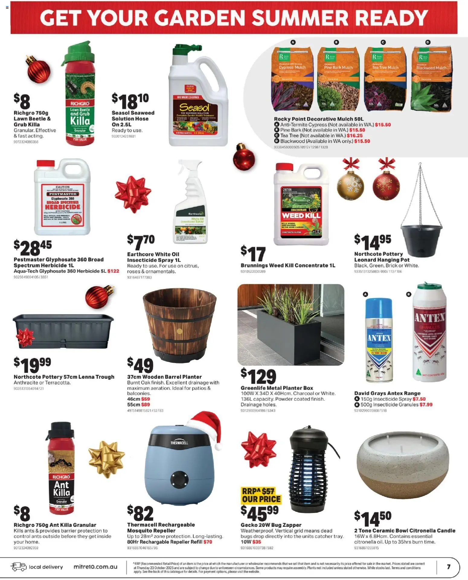 Mitre 10 catalogue - valid from 03.12.2025 | Page: 7 | Products: Box, Tea, Weed, Candle
