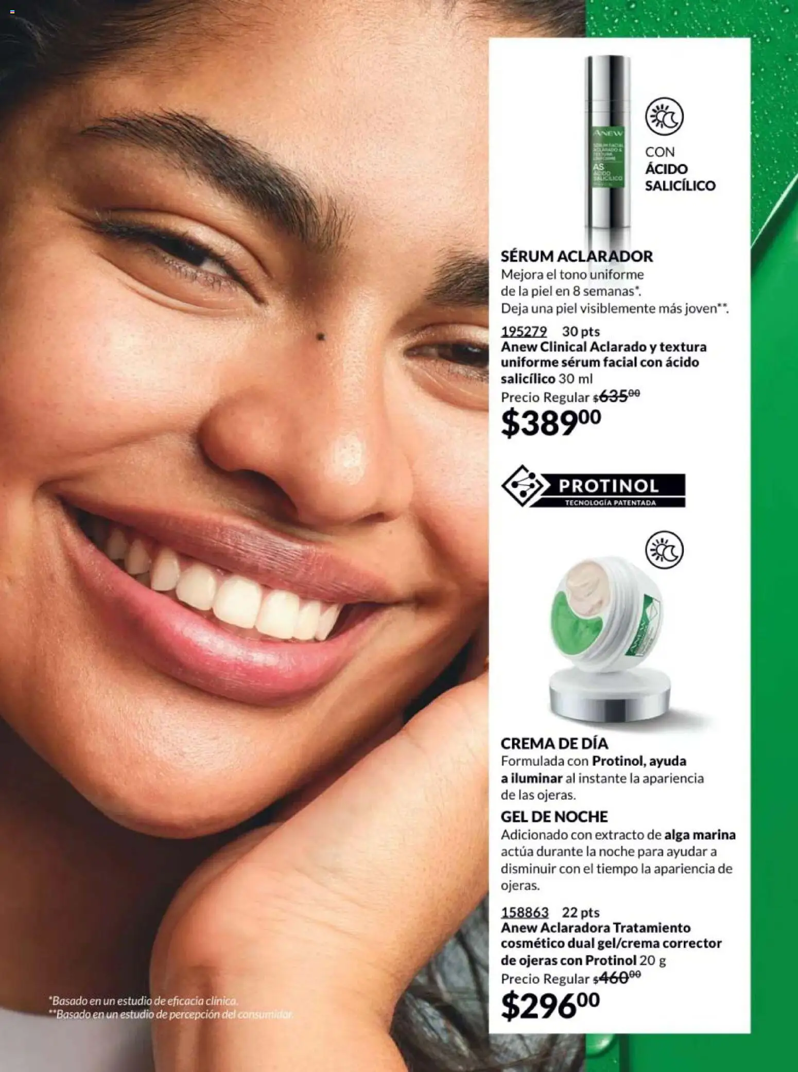 Nuevas ofertas de AVON válidas en toda la República Mexicana desde el 13.03.2026. ¡Encuentra las mejores ofertas en AVON campaña 5 2026! | Página: 128 | Productos: Serum, Crema, Corrector de ojeras, Corrector
