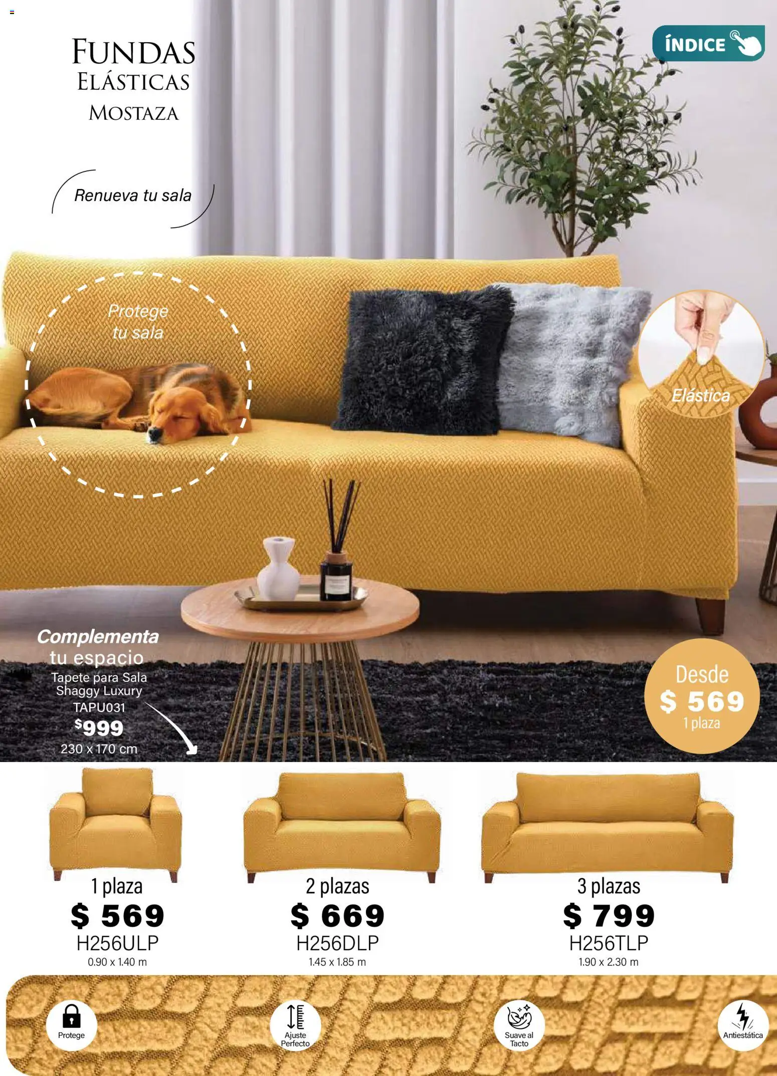 Nuevas ofertas de Colchas Concord válidas en toda la República Mexicana desde el 01.11.2025. ¡Encuentra las mejores ofertas en Colchas Concord Buen Fin! | Página: 241 | Productos: Mostaza, Tapete