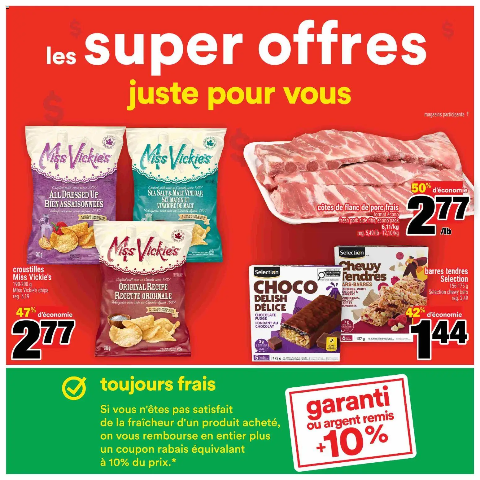 Super C flyer valid from 16.04.2026 | Page: 3 | Products: Chips, Chocolate, Pork
