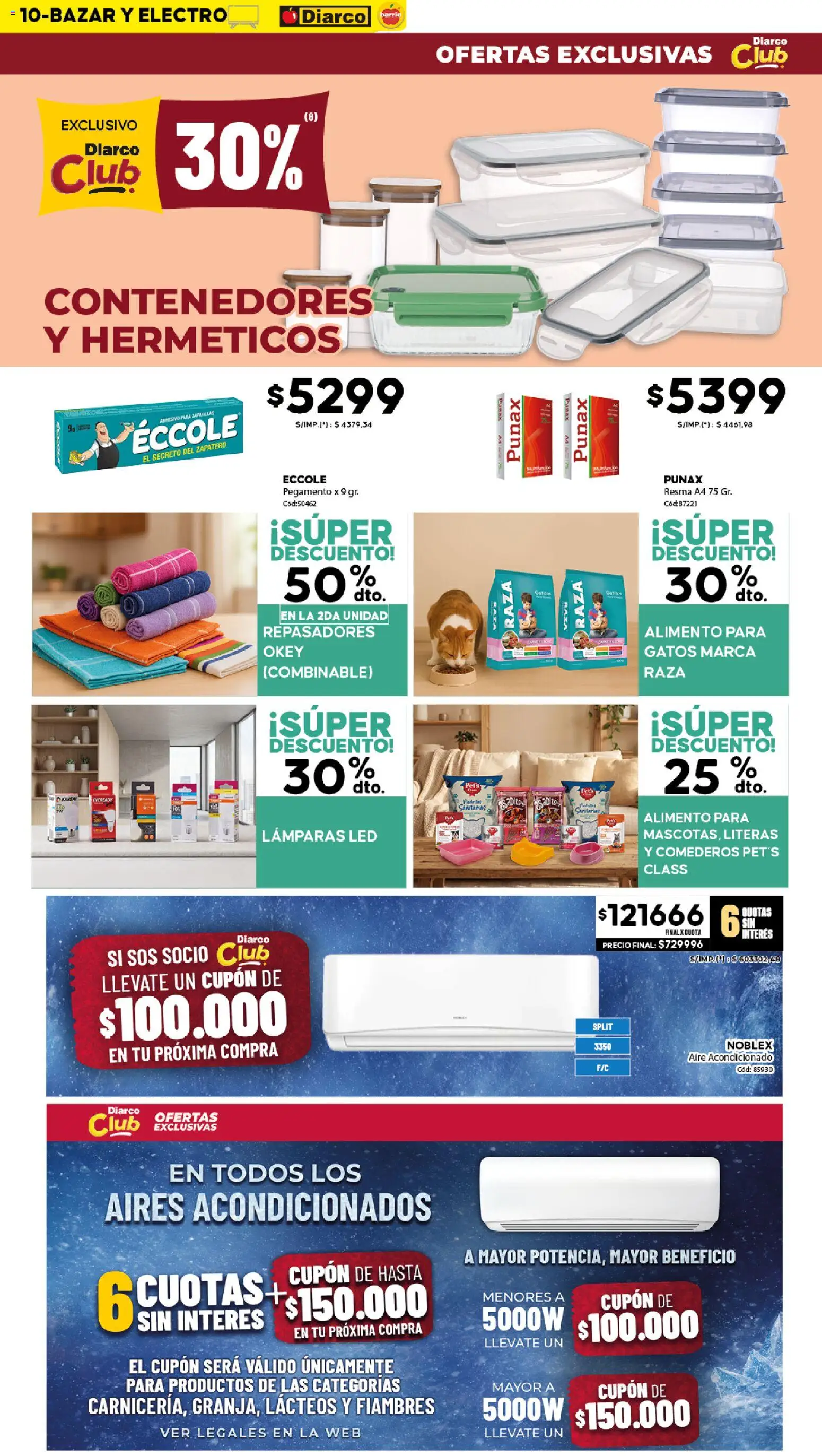 Diarco ofertas │ válido desde el 16.02.2026 | Página: 10 | Productos: Aire acondicionado, Zapatero, Pegamento