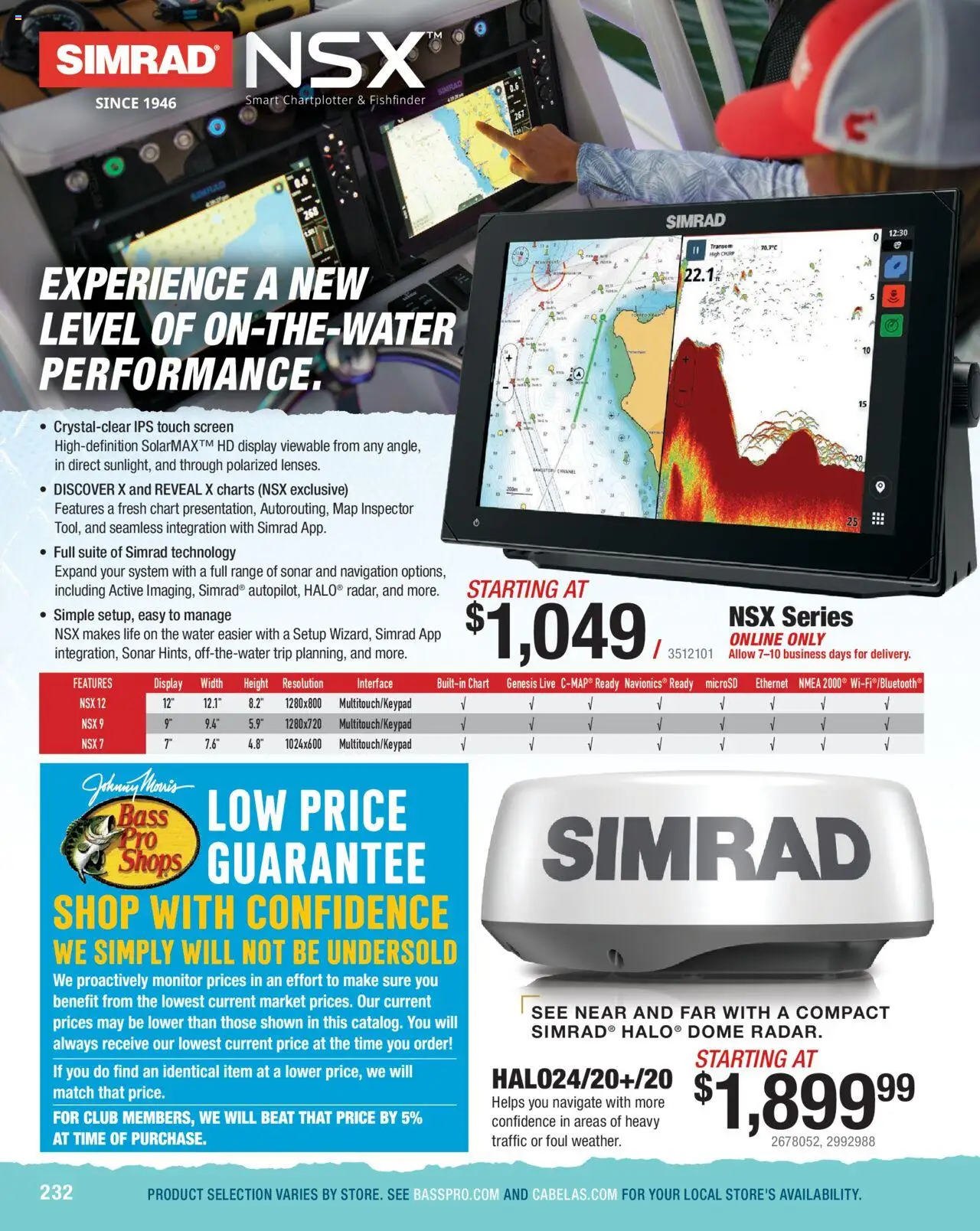 Cabela's Saltwater Specialist 25 - valid from 01.01.2025 | Page: 232 | Products: Navigation, Water, Monitor
