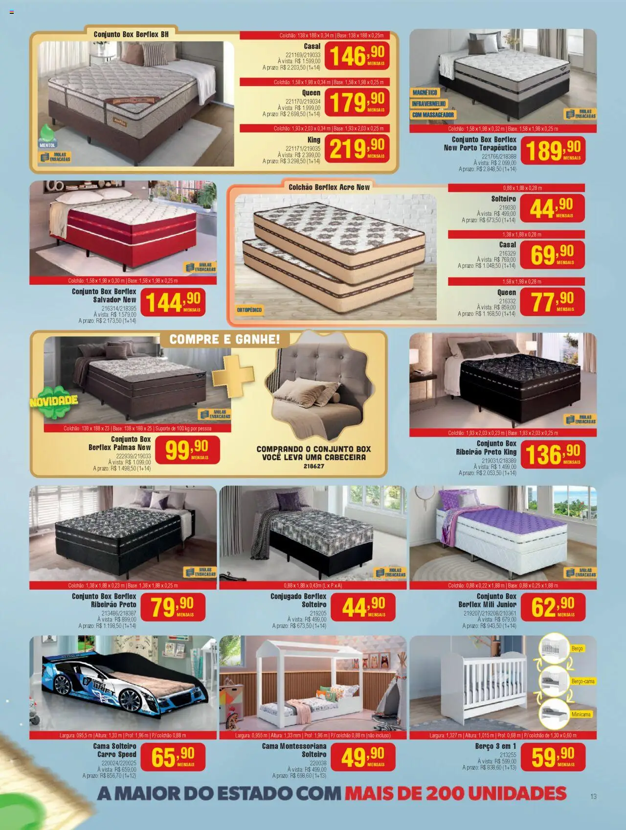 Berlanda Folheto - válido de 01.09.2025 | Página: 13 | Produtos: Cama, Colchão, Base, Berço