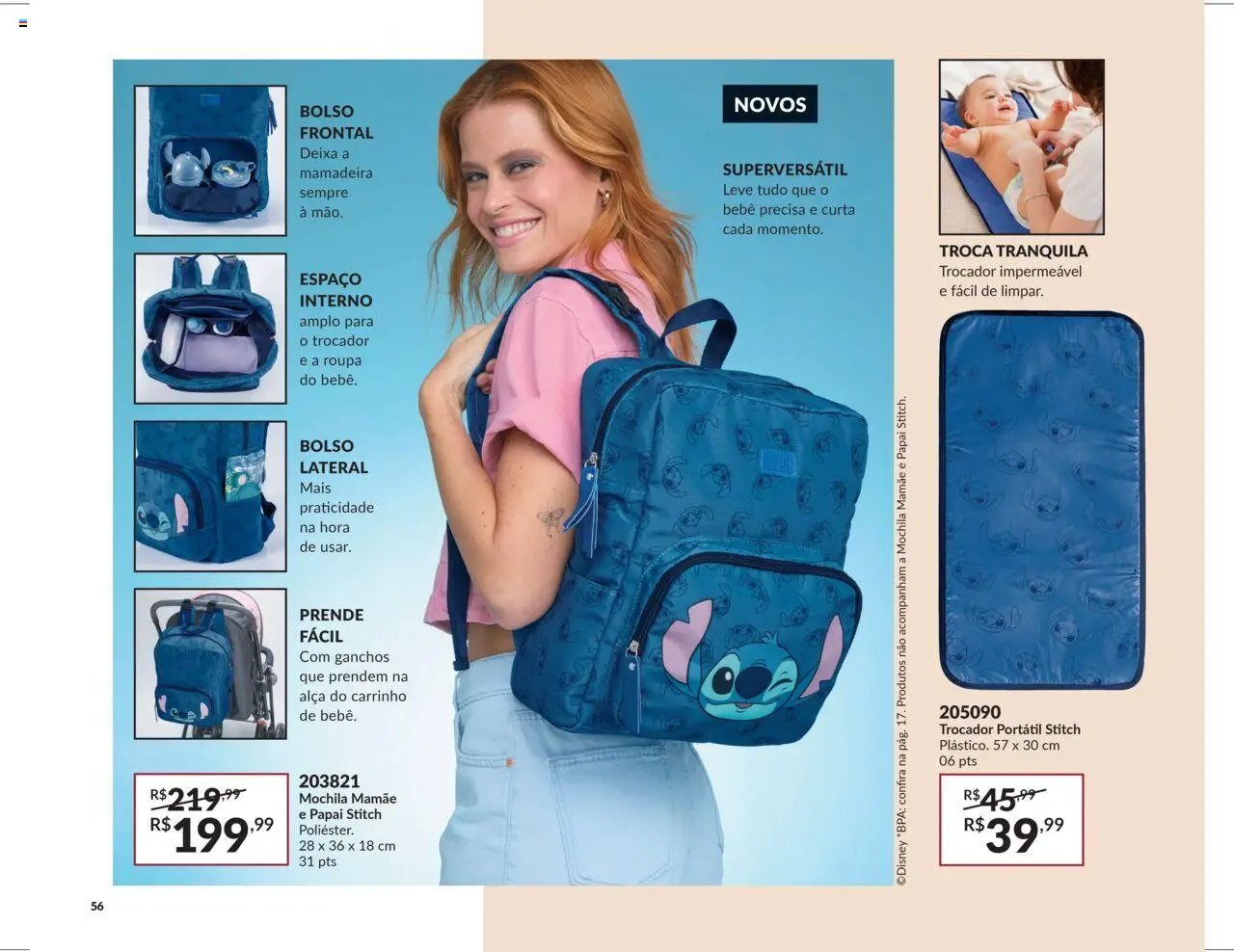 Avon Folheto - válido de 07.10.2025 | Página: 56 | Produtos: Carrinho, Mamadeira, Mochila