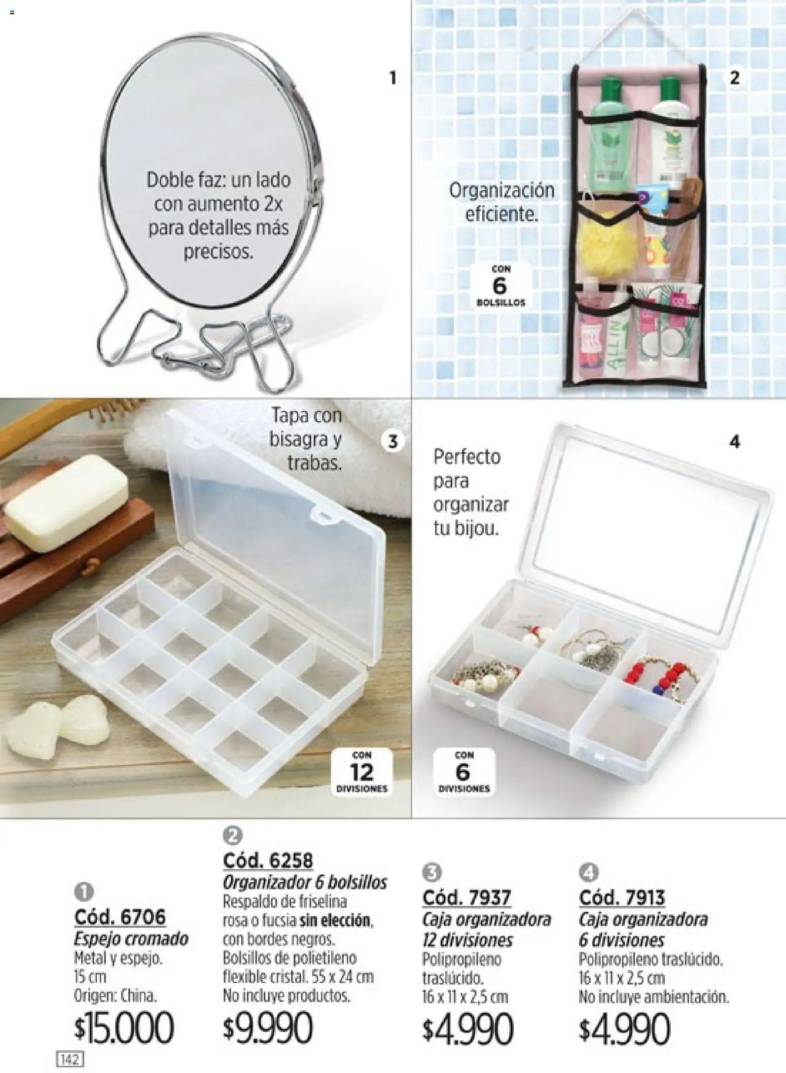 Catálogo Amodil Campaña 1/2026 │ válido desde el 01.01.2026 | Página: 142 | Productos: Organizador, Flexible, Caja, Bisagra