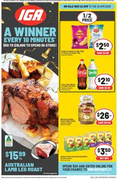 Preview of IGA catalogue QLD - valid from 22.04.2026