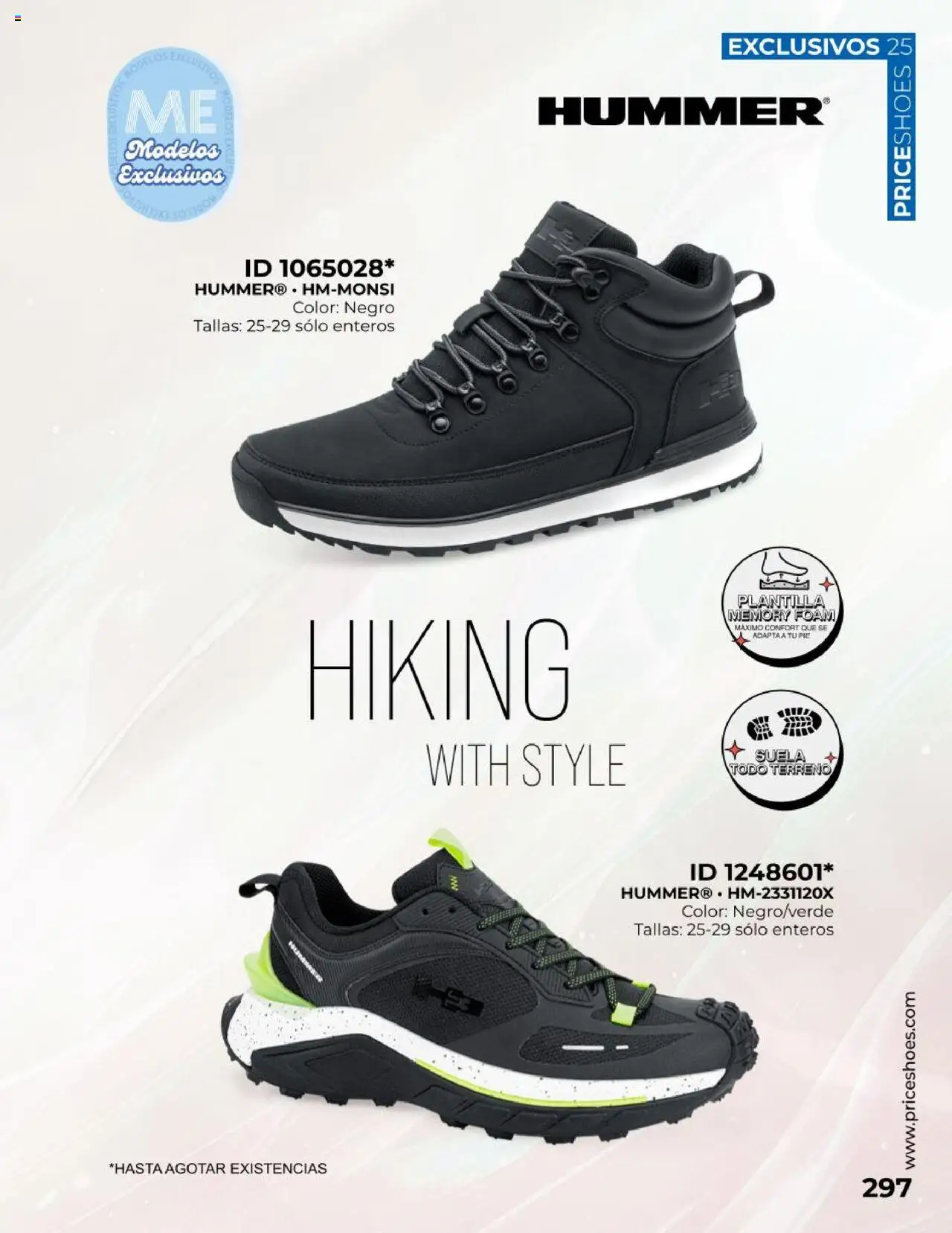 Nuevas ofertas de Price Shoes válidas en toda la República Mexicana desde el 19.10.2025. ¡Encuentra las mejores ofertas en Price Shoes catálogo Exclusivos 2025! | Página: 297