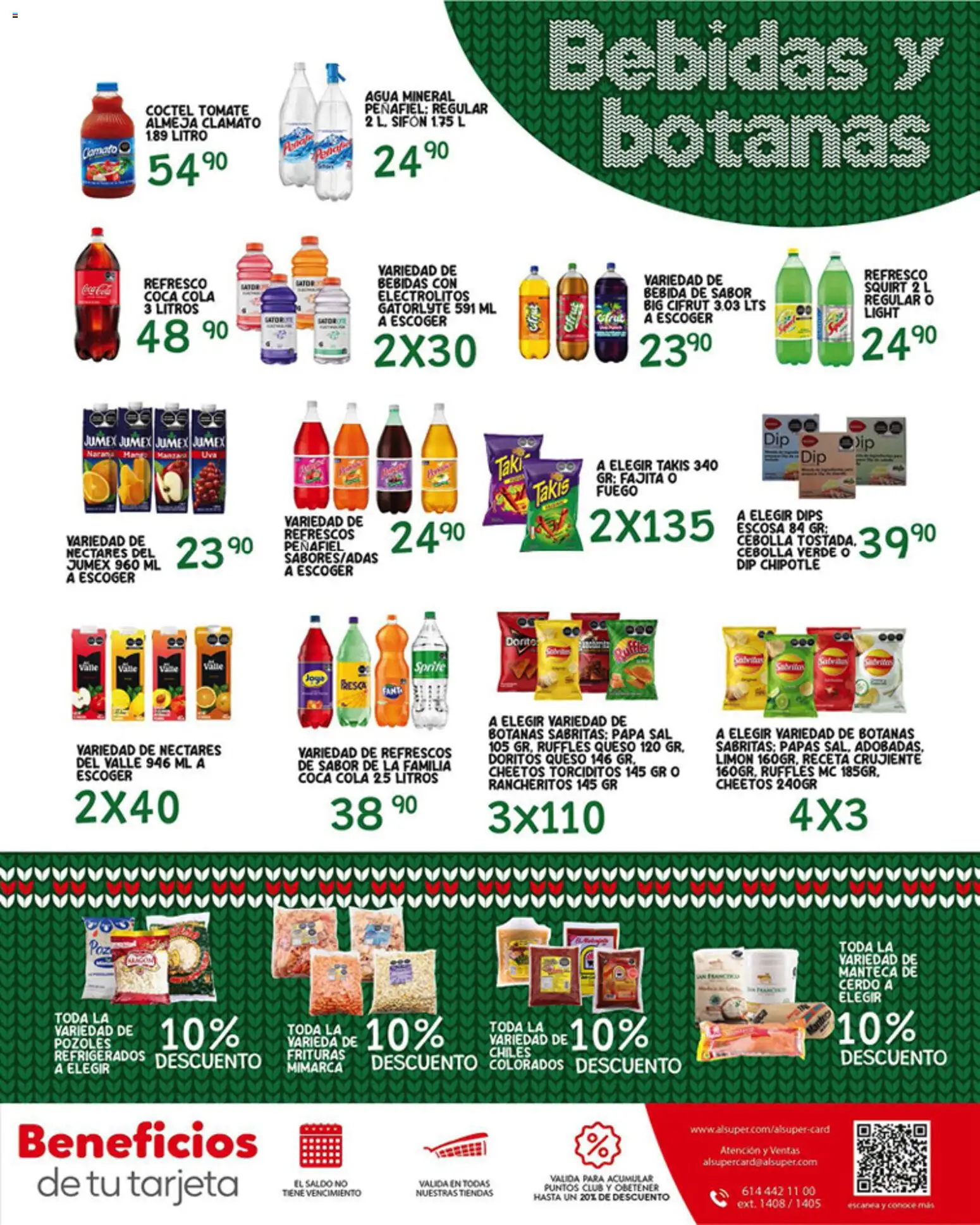 Nuevas ofertas de Alsuper válidas en toda la República Mexicana desde el 21.11.2025. ¡Encuentra las mejores ofertas en Alsuper folleto Chihuahua Estado! | Página: 7 | Productos: Papa, Limón, Manga, Botella