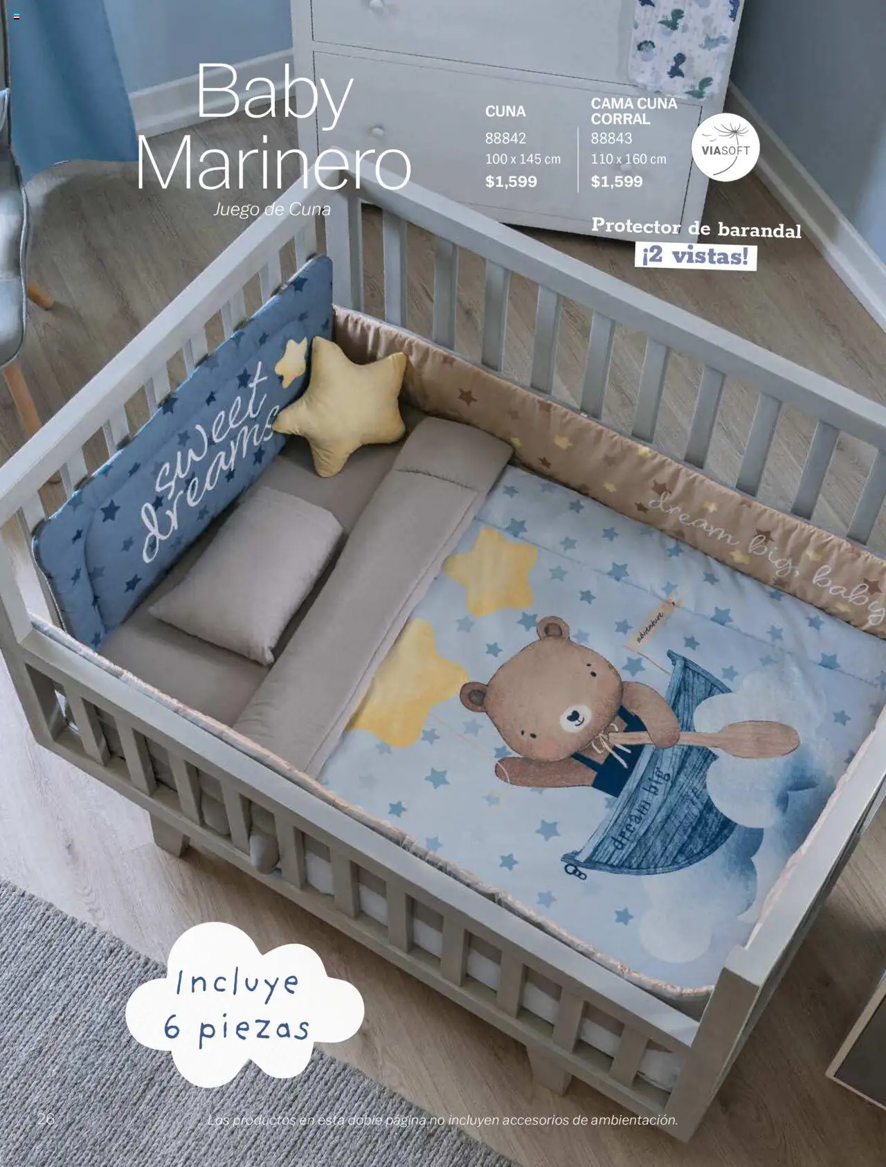 Nuevas ofertas de Vianney válidas en toda la República Mexicana desde el 15.08.2025. ¡Encuentra las mejores ofertas en Vianney - Catálogo Bebé! | Página: 28 | Productos: Juego, Cama, Cuna
