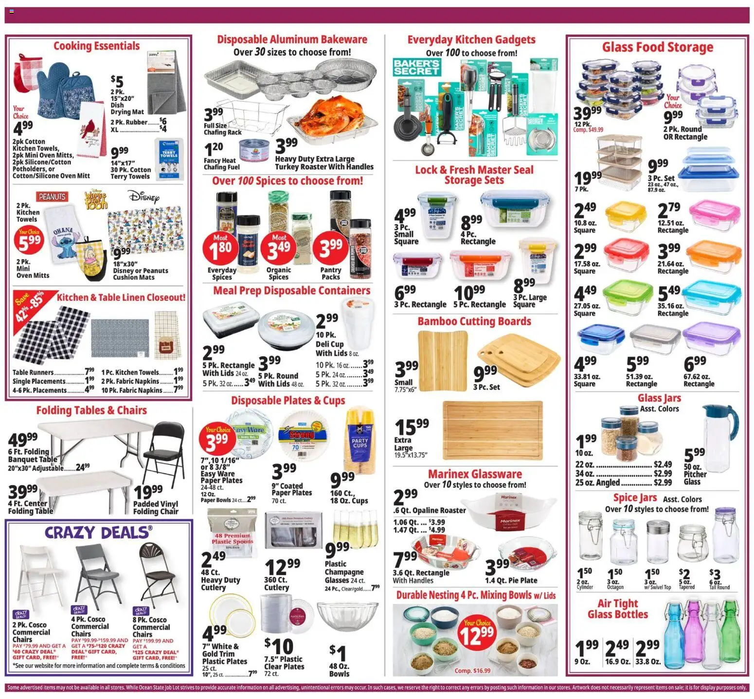 Ocean State Job Lot Weekly Ad - MA - valid from 01.01.2026 | Page: 7 | Products: Swivel, Cushion, Glasses, Pc