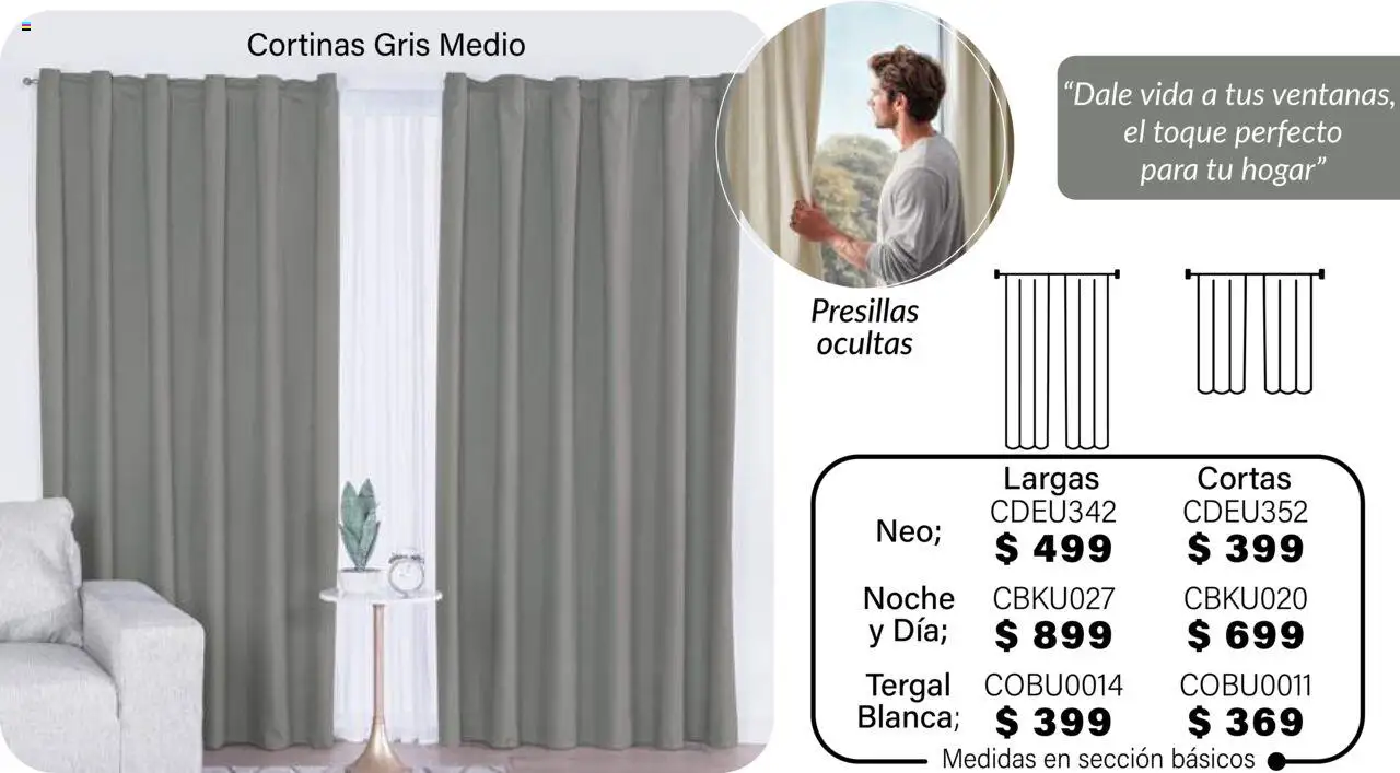 Nuevas ofertas de Colchas Concord válidas en toda la República Mexicana desde el 01.08.2025. ¡Encuentra las mejores ofertas en Colchas Concord - Catálogo! | Página: 780 | Productos: Cortinas