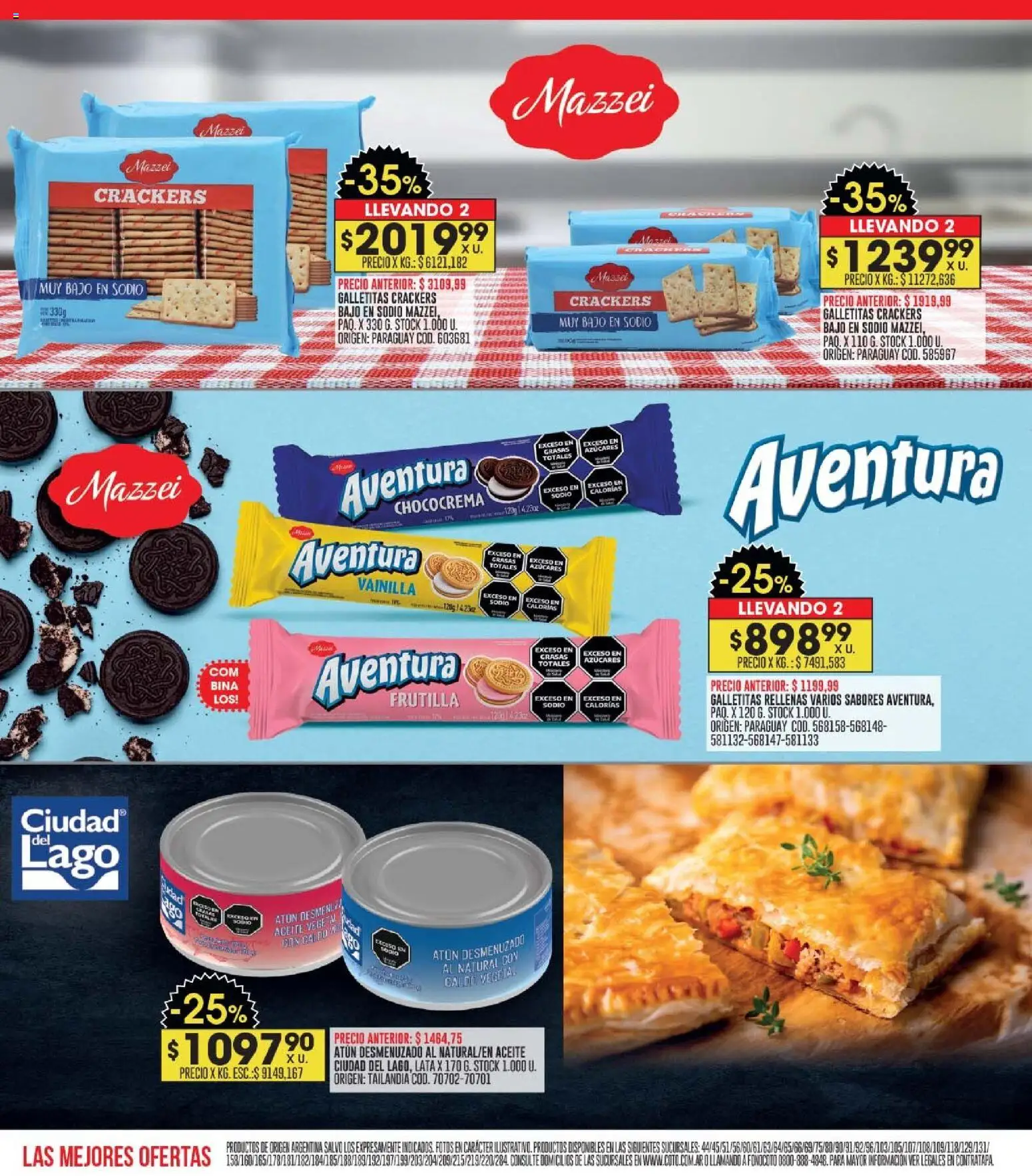 Coto - Ofertas │ válido desde el 24.11.2025 | Página: 12 | Productos: Galletitas, Frutilla, Aceite, Atún