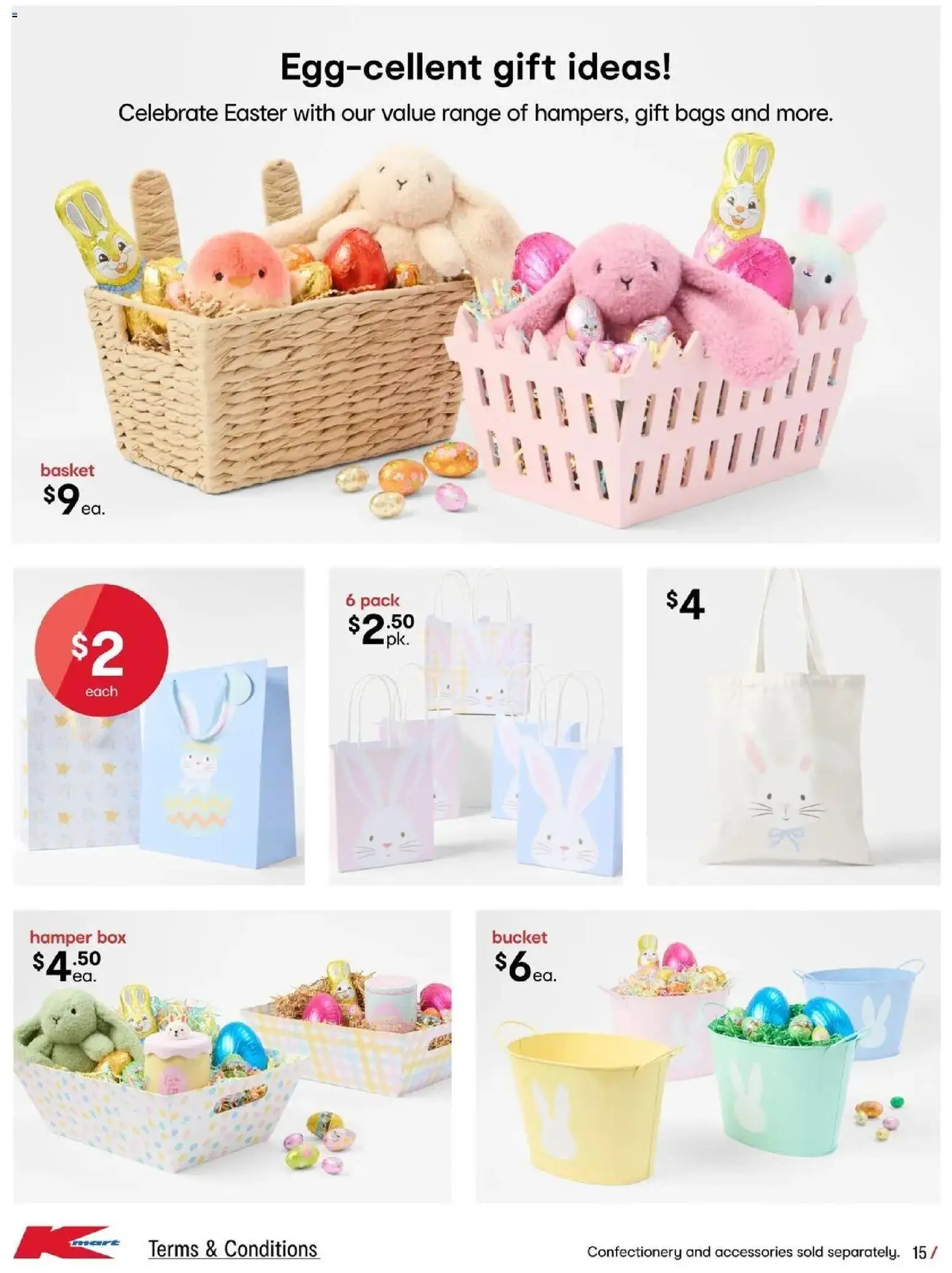 Kmart catalogue - valid from 26.03.2026 | Page: 15 | Products: Bucket, Box, Basket, Accessories