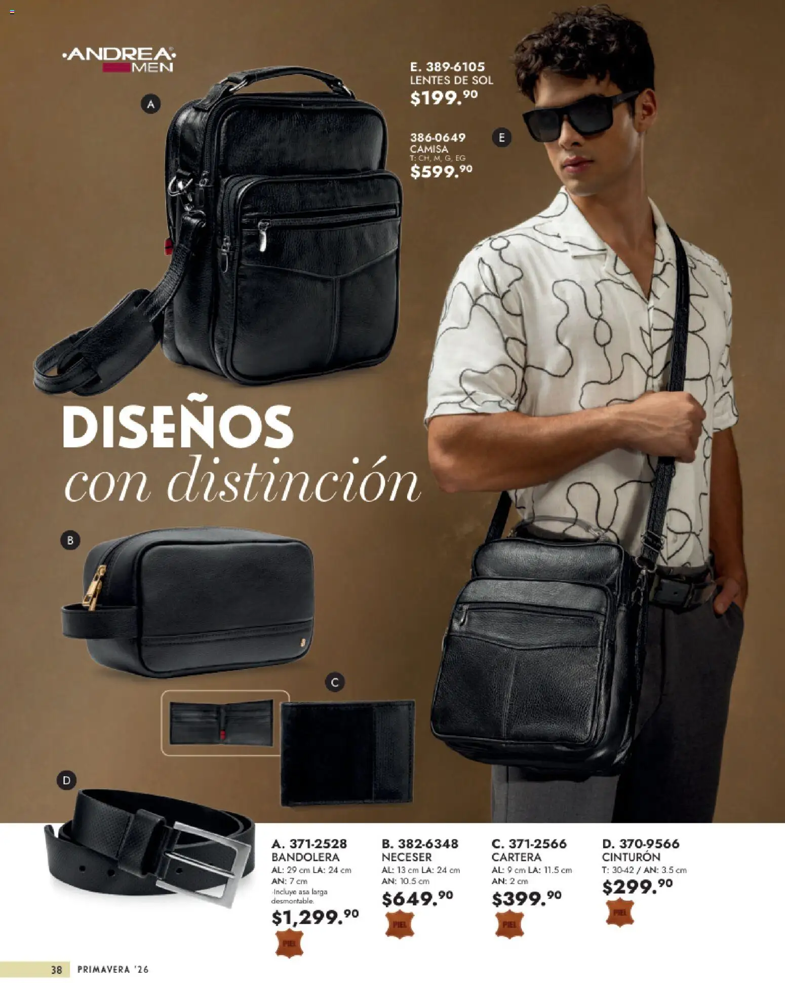 Nuevas ofertas de Andrea válidas en toda la República Mexicana desde el 25.01.2026. ¡Encuentra las mejores ofertas en Andrea catálogo Primavera! | Página: 41 | Productos: Cinturón, Mochila