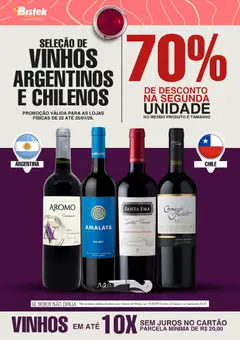 Bistek Supermercados - Ofertas Vinhos - Pré-Visualização do folheto da loja Bistek Supermercados, válido de 22.01.2026
