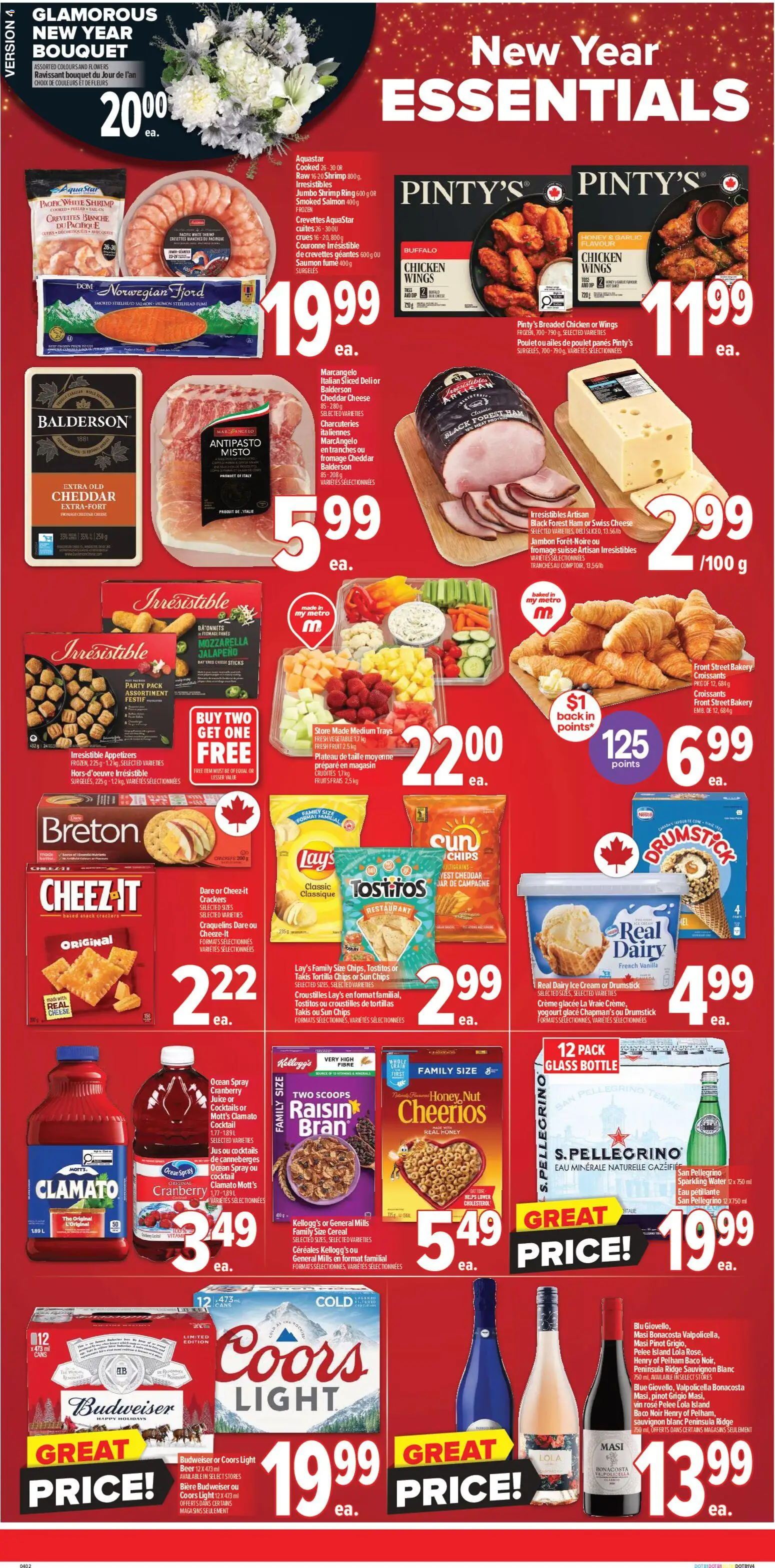 Metro flyer valid from 25.12.2025 | Page: 2 | Products: Cream, Ice cream, Oil, Ham