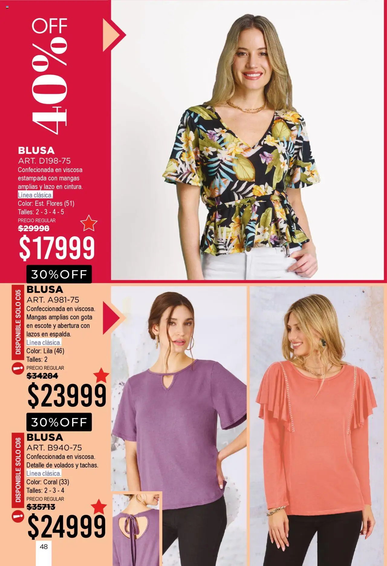 Juana Bonita catálogo │ válido desde el 07.05.2025 | Página: 48 | Productos: Blusa