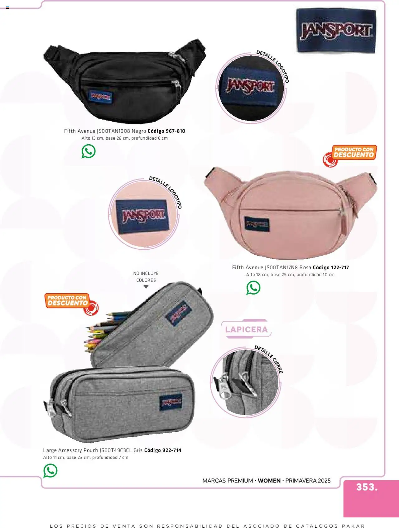 Nuevas ofertas de SC Pakar válidas en toda la República Mexicana desde el 06.03.2025. ¡Encuentra las mejores ofertas en SC Pakar catálogo Women! | Página: 353