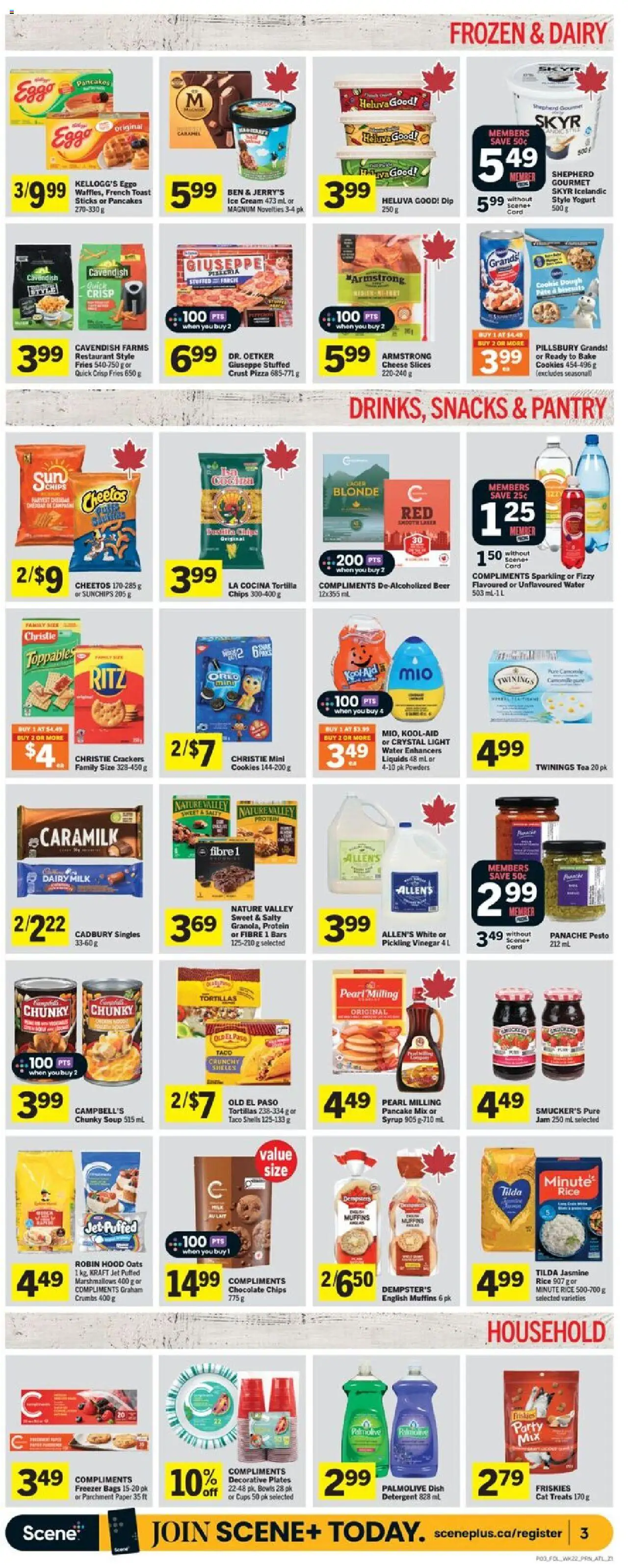 Foodland flyer valid from 25.09.2025 | Page: 4 | Products: Chips, Detergent, Cheese, Beer
