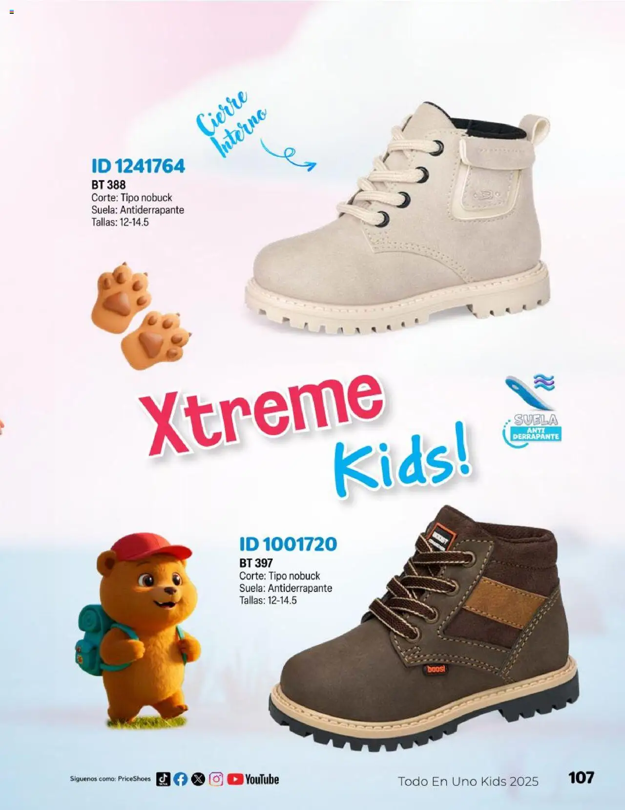Nuevas ofertas de Price Shoes válidas en toda la República Mexicana desde el 23.04.2025. ¡Encuentra las mejores ofertas en Price Shoes catálogo Kids! | Página: 107