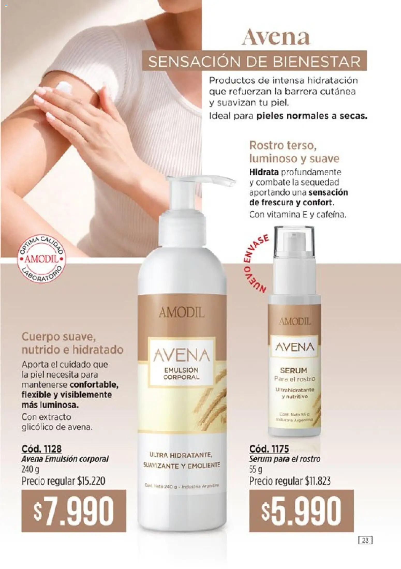Amodil - Campaña 8 │ válido desde el 08.04.2026 | Página: 23 | Productos: Flexible, Avena, Emulsión, Suavizante