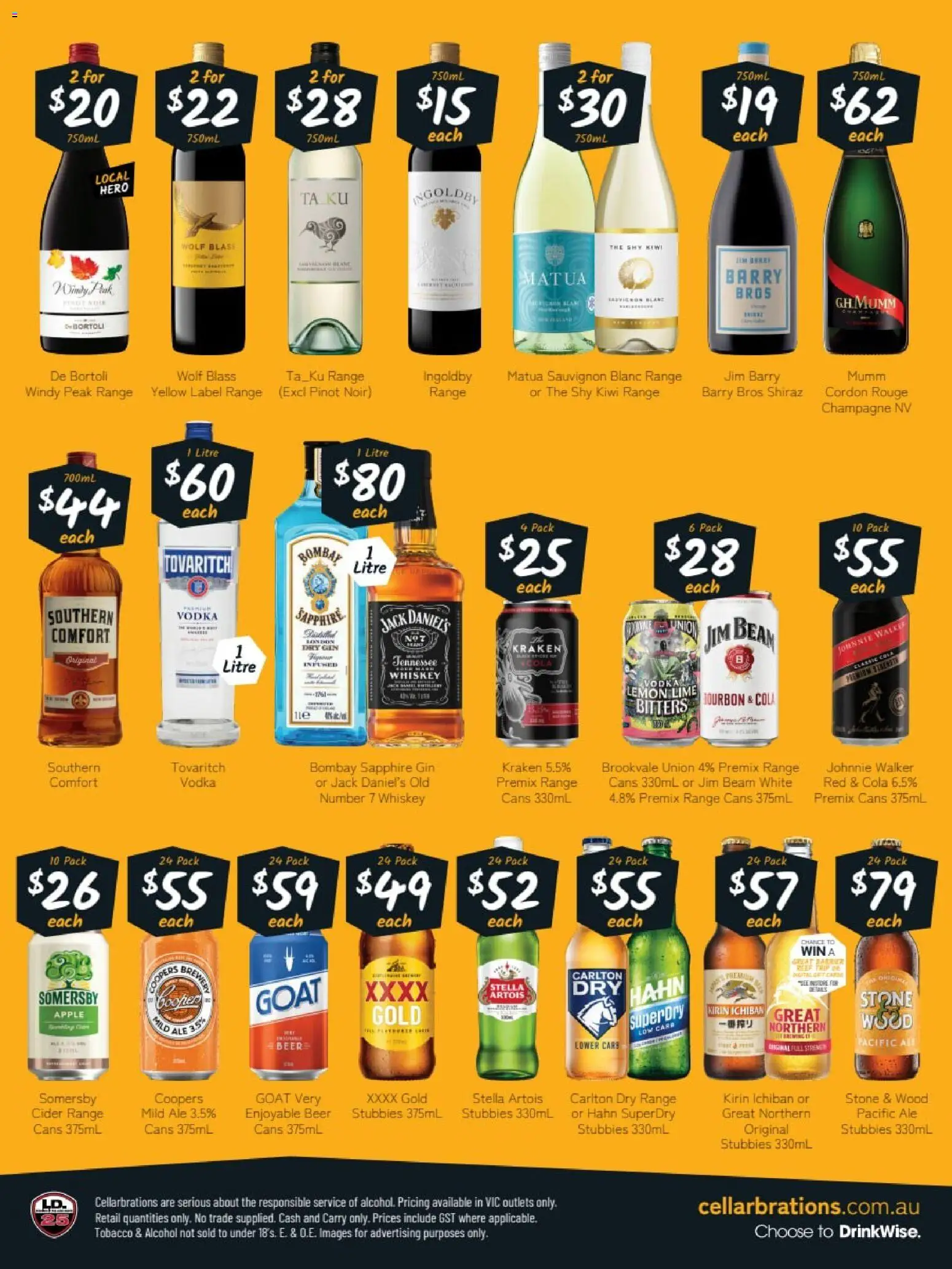 Cellarbrations catalogue - valid from 29.12.2025 | Page: 2 | Products: Gin, Vodka, Wood, Lemon
