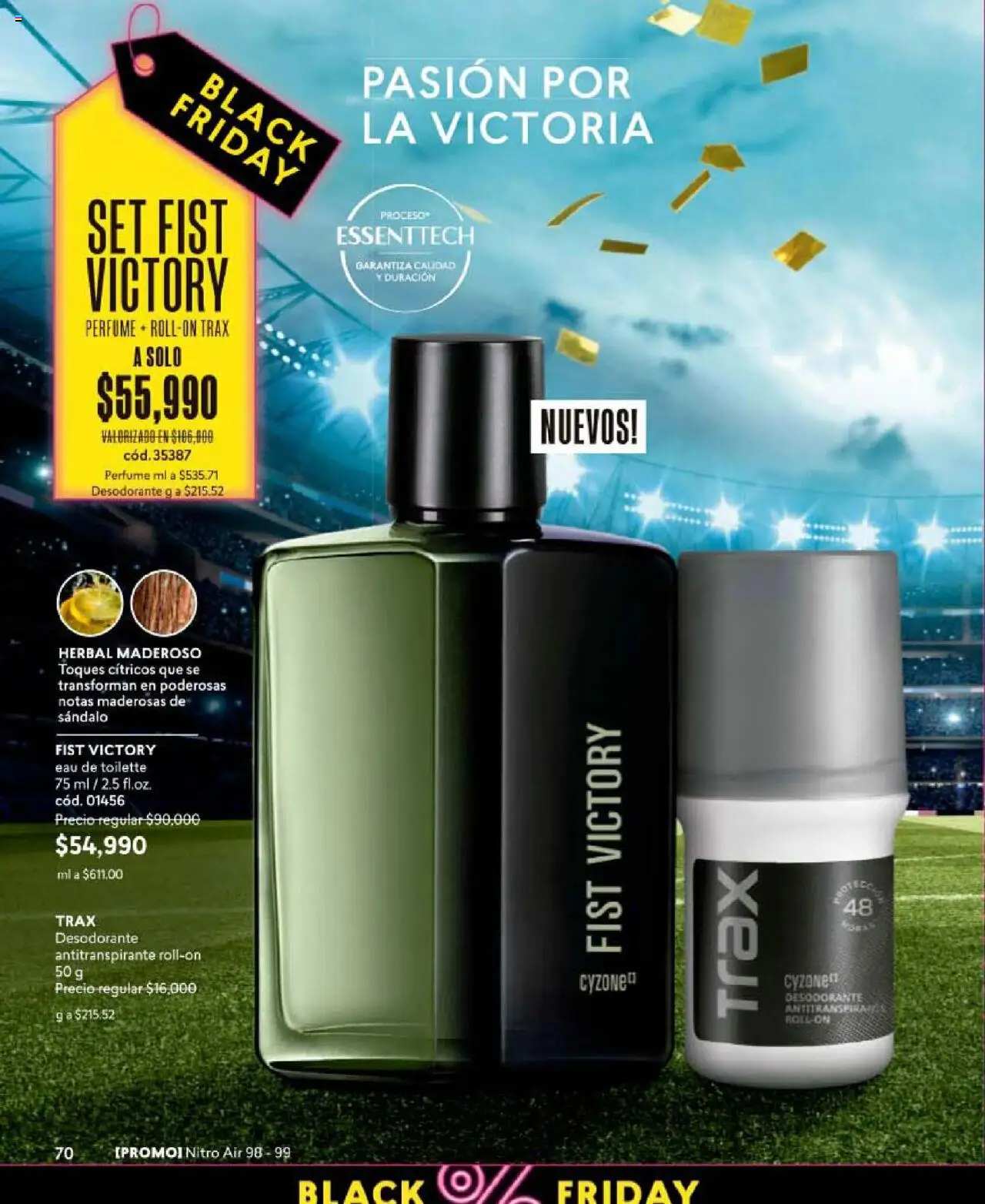 CyZone revista - valida desde el 24.09.2025 | Página: 72 | Productos: Perfume, Eau de toilette, Desodorante, Antitranspirante