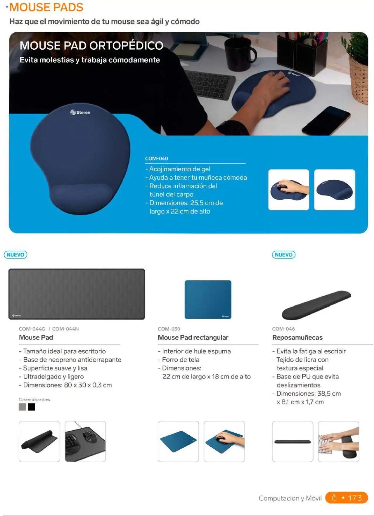 Nuevas ofertas de Steren válidas en toda la República Mexicana desde el 01.01.2025. ¡Encuentra las mejores ofertas en Steren catálogo! | Página: 191 | Productos: Espuma, Mouse, Movil, Escritorio