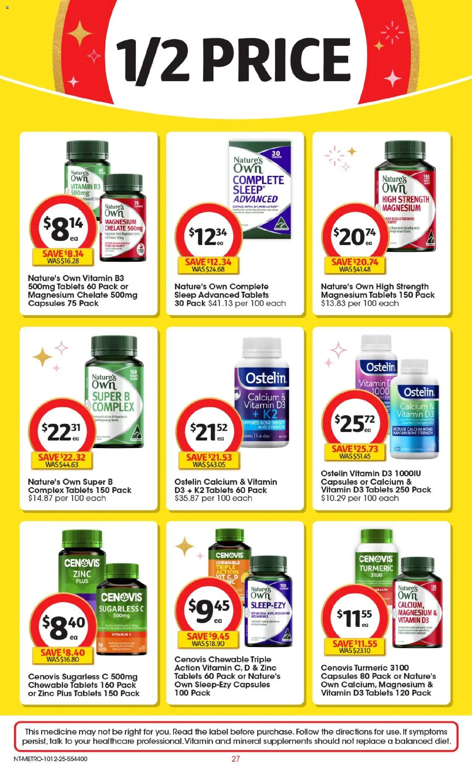 Coles catalogue - valid from 10.12.2025 | Page: 28 | Products: Tablets, Vitamin, Zinc