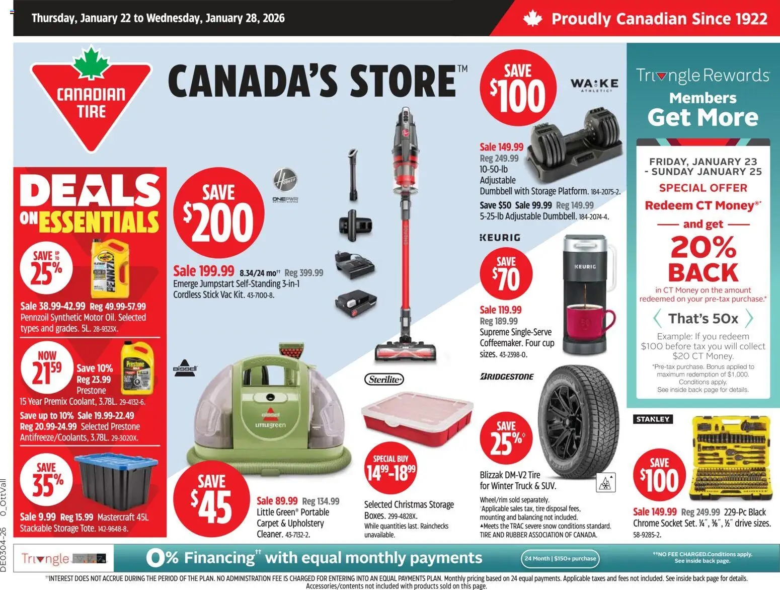 Canadian Tire flyer valid from 22.01.2026 | Page: 1