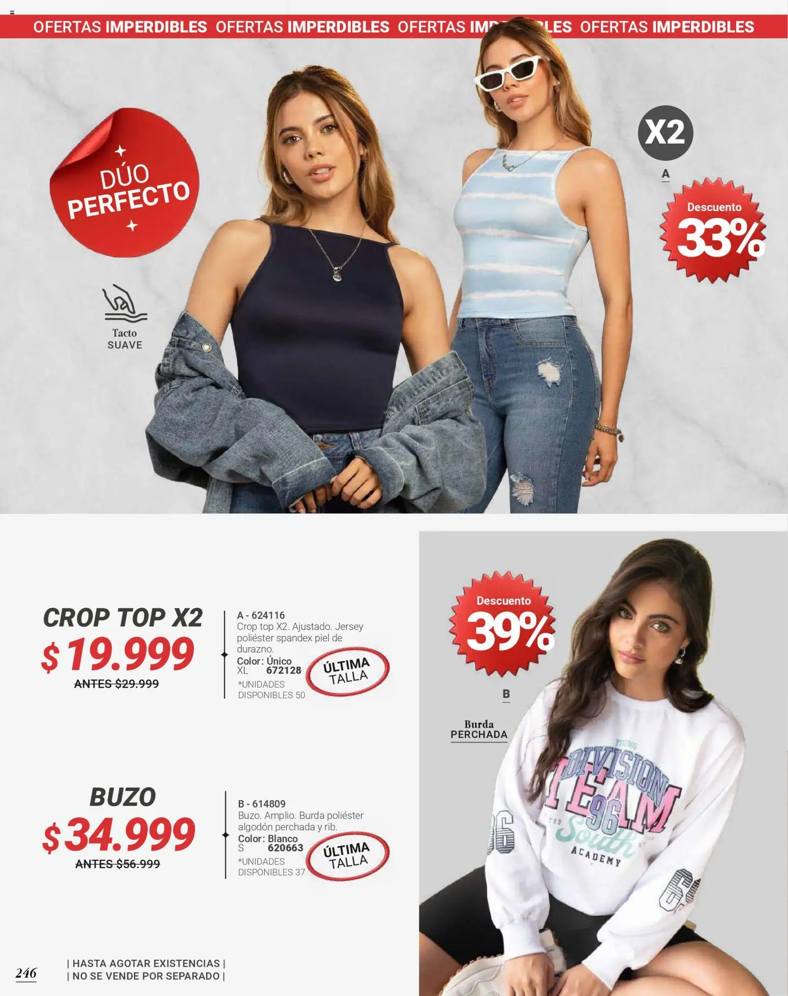 Carmel revista - valida desde el 01.04.2026 | Página: 246 | Productos: Algodón, Buzo, Top