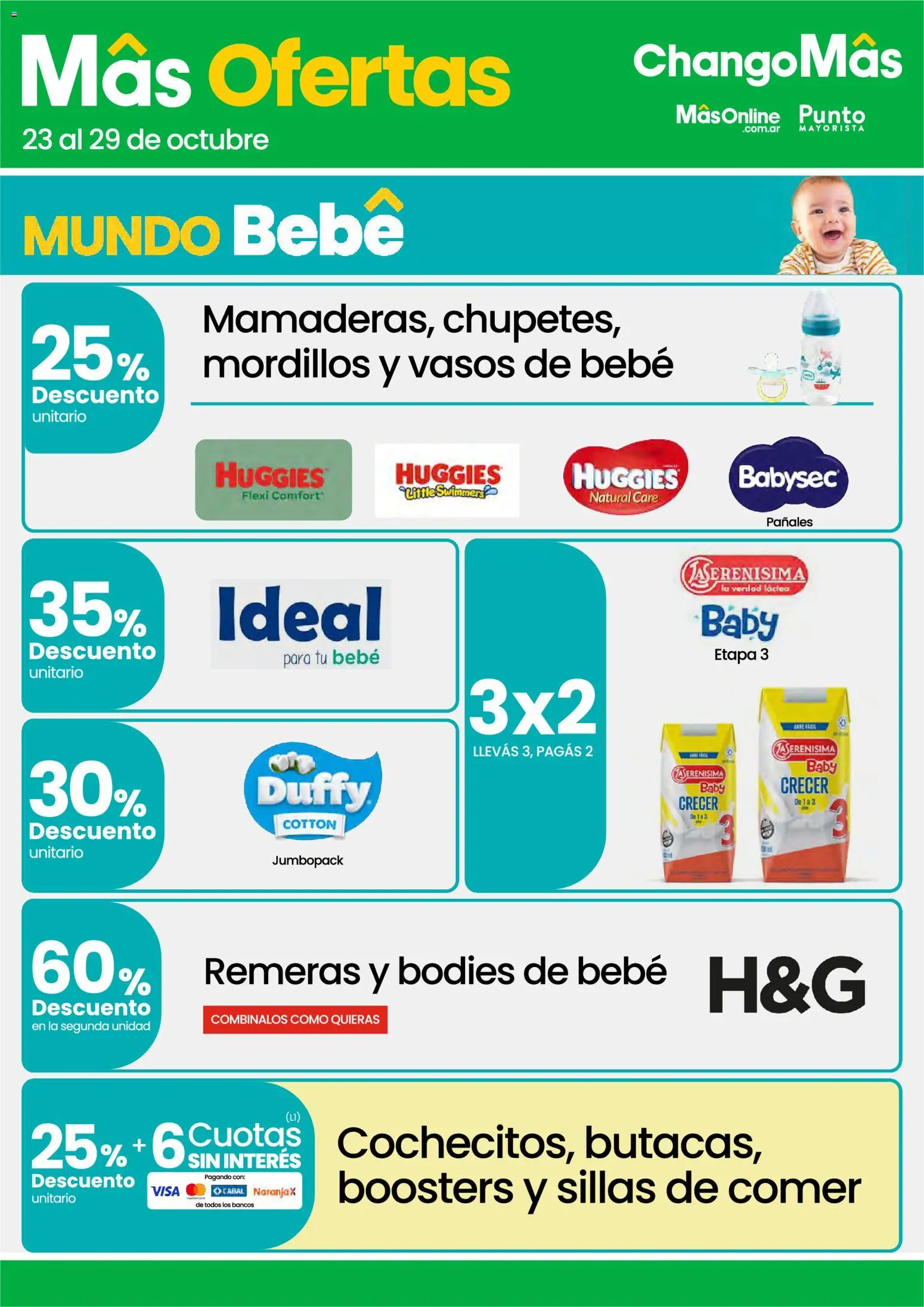 Punto Mayorista catálogo │ válido desde el 23.10.2025 | Página: 8 | Productos: Vasos, Pañales