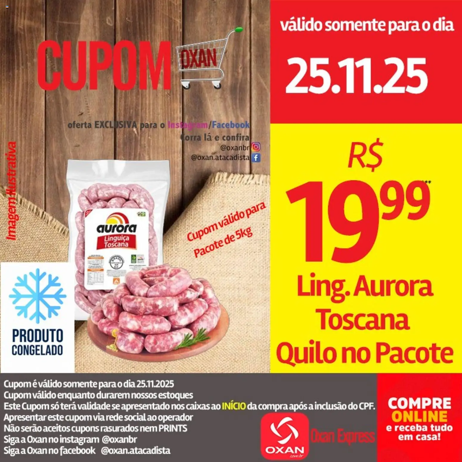 Oxan Atacadista Folheto - válido de 25.11.2025 | Página: 5 | Produtos: Linguiça