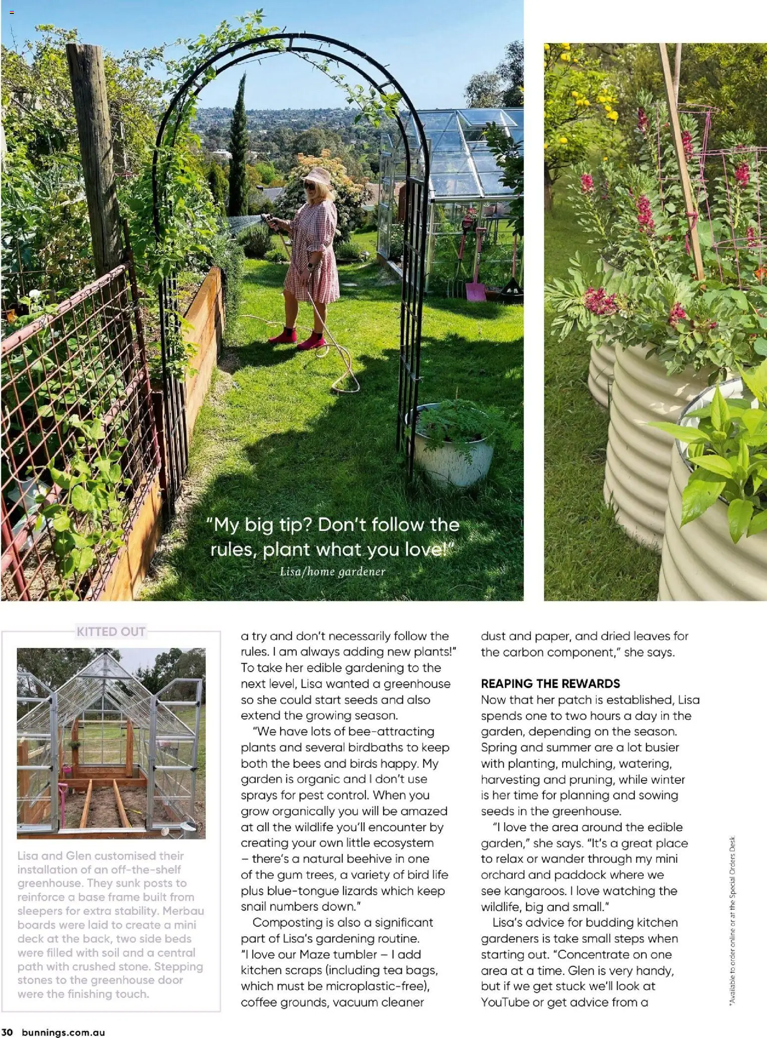 Bunnings Warehouse catalogue - valid from 01.01.2026 | Page: 30 | Products: Door, Tea, Seeds, Soil