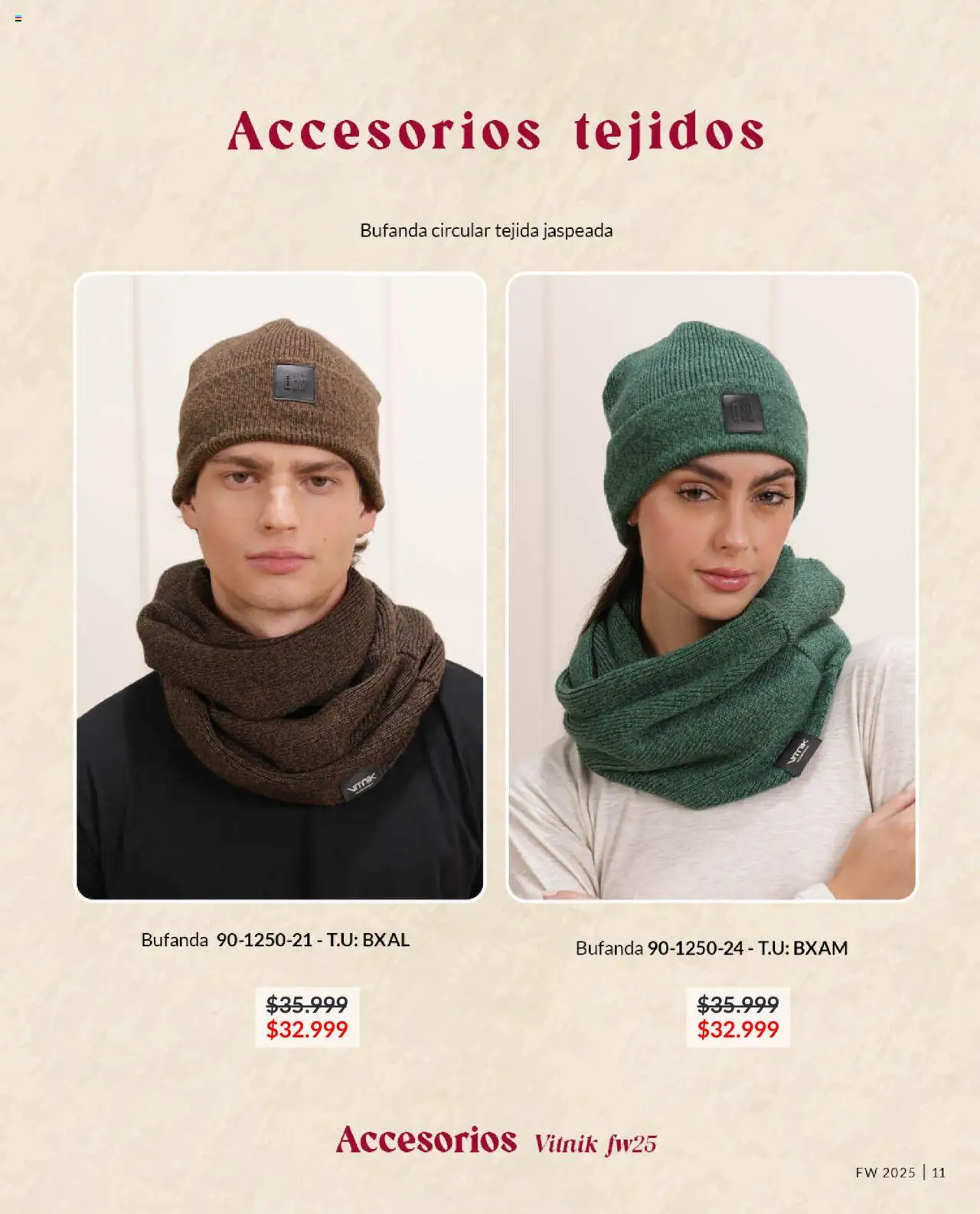 Vitnik catálogo Accesorios │ válido desde el 08.08.2025 | Página: 11 | Productos: Bufanda