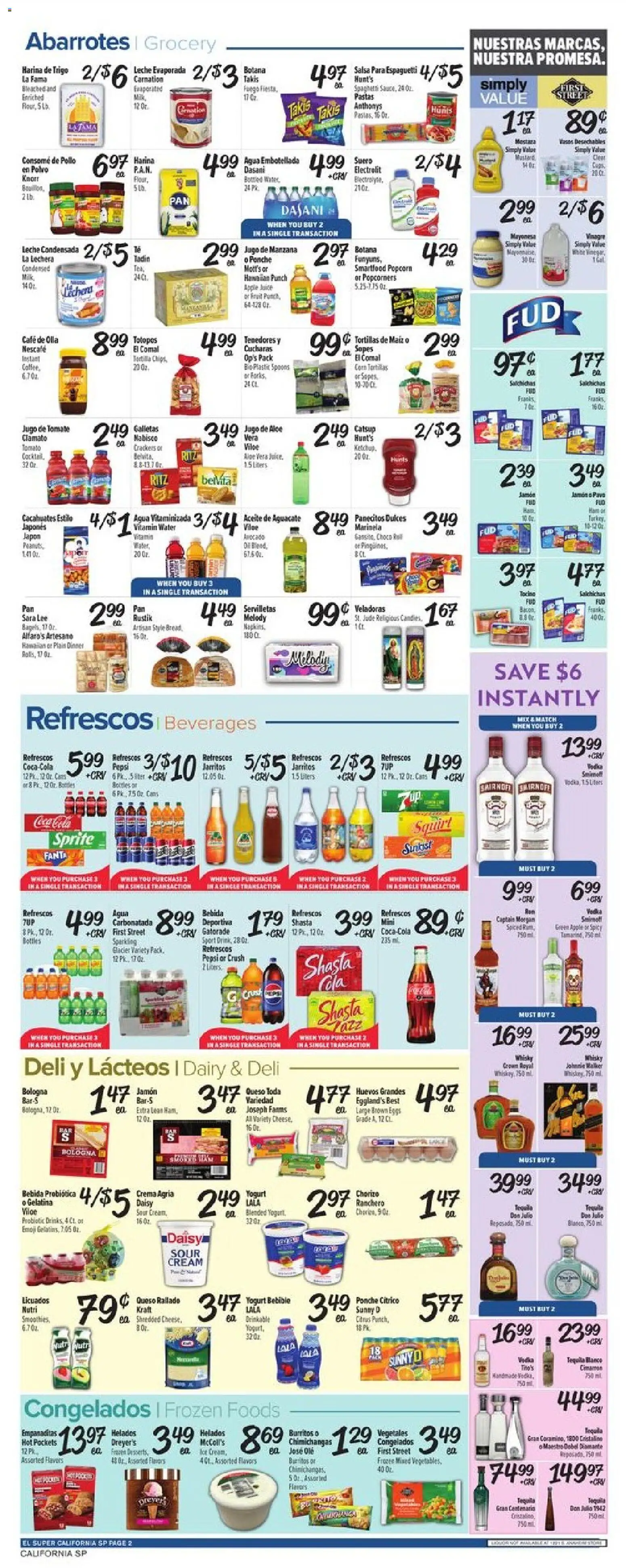 El Super Weekly Ad - valid from 19.11.2025 | Page: 2 | Products: Eggs, Juice, Aloe Vera, Water