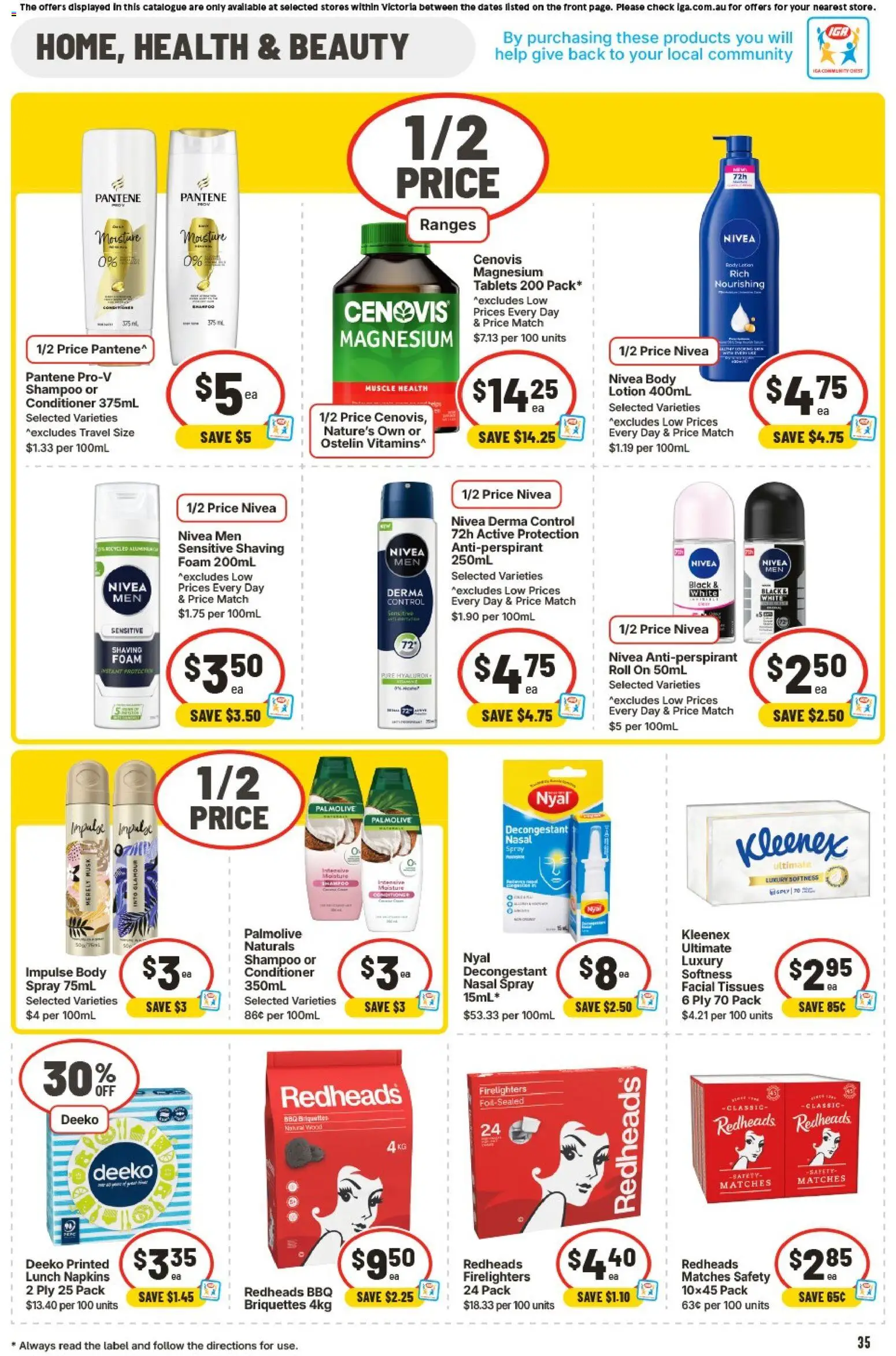 IGA catalogue - valid from 21.01.2026 | Page: 32 | Products: Lotion, Body lotion, Tablets, Tissues