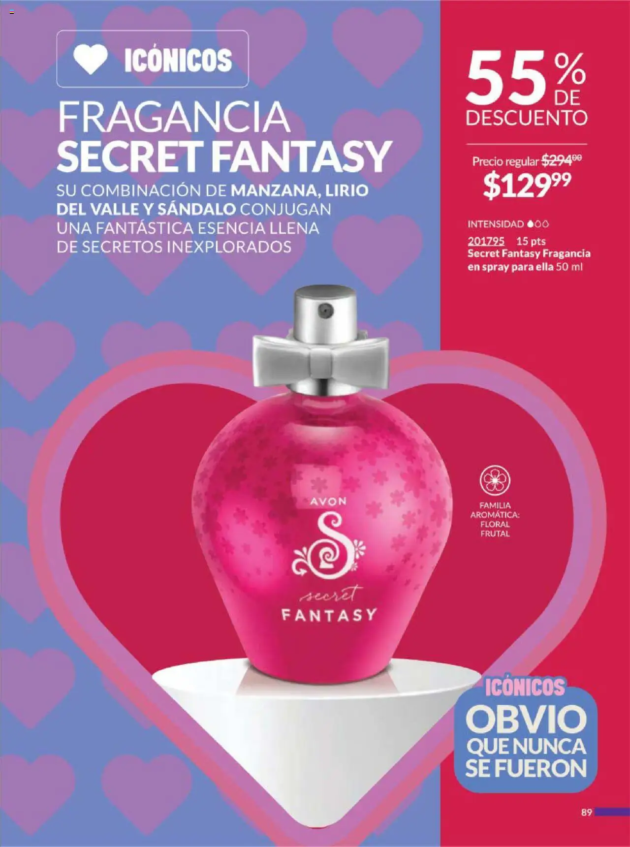 Nuevas ofertas de AVON válidas en toda la República Mexicana desde el 09.08.2025. ¡Encuentra las mejores ofertas en AVON - Campaña 13 2025! | Página: 97 | Productos: Perfume, Fragancia