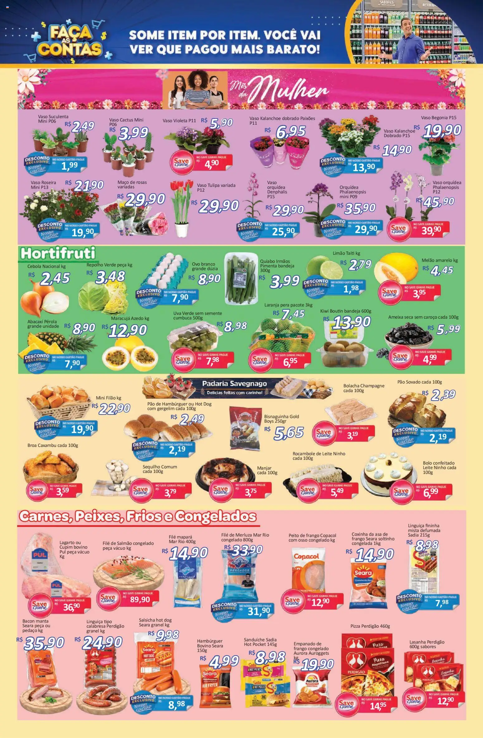 Savegnago Folheto - válido de 05.03.2026 | Página: 2 | Produtos: Maracujá, Melão, Pão, Lasanha