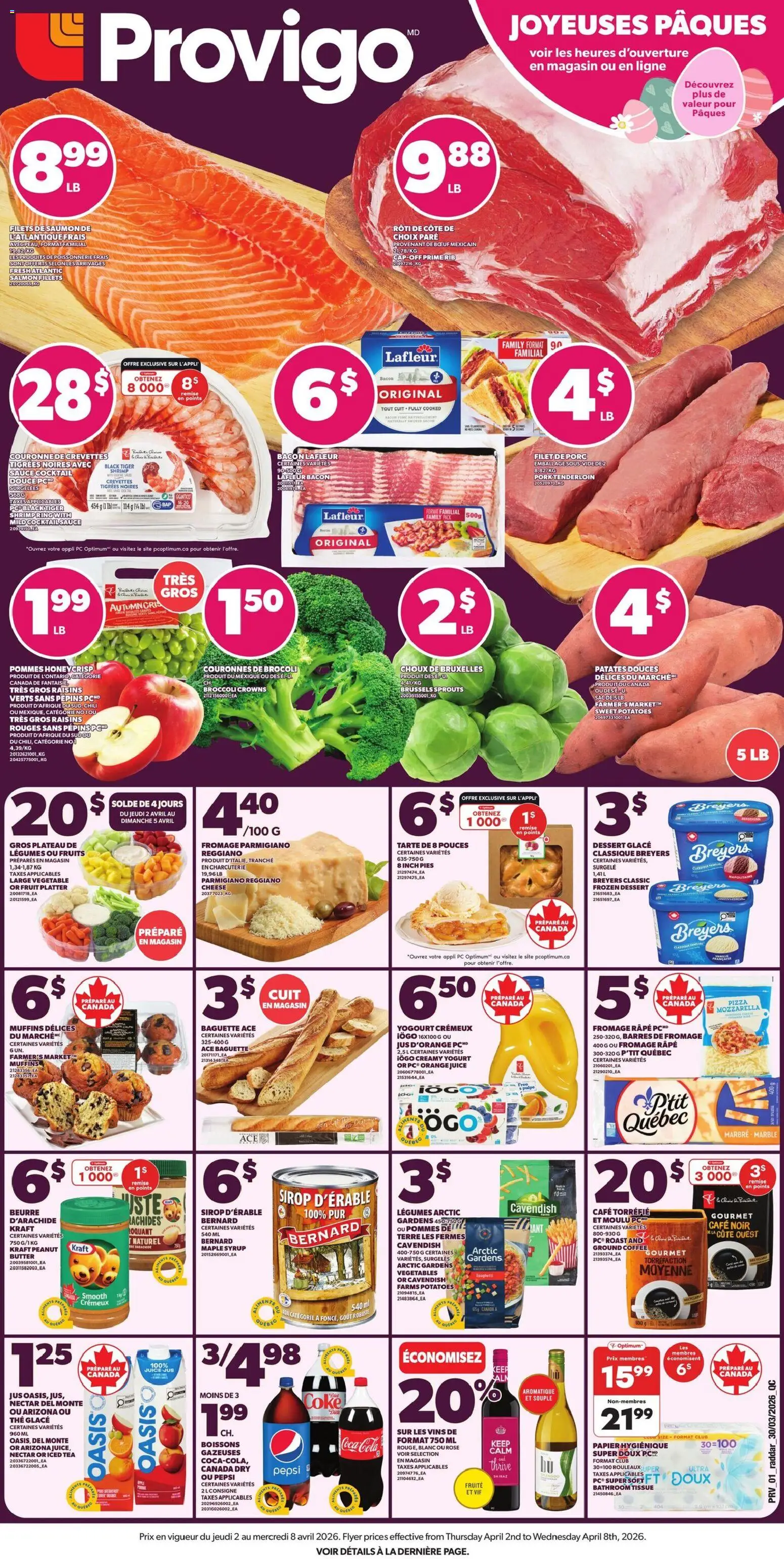Provigo flyer valid from 02.04.2026 | Page: 1
