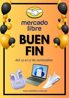 Vista previa de Mercado Libre Buen Fin , nuevo folleto de la tienda, válido en México a partir del 13.11.2025