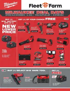 Preview of Mills Fleet Farm weekly ads valid from 06.11.2025