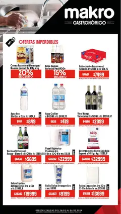 Vista previa Makro ofertas válido desde el 26.02.2026 | Página: 4 | Productos: Papel higiénico, Jabón, Vino, Crema