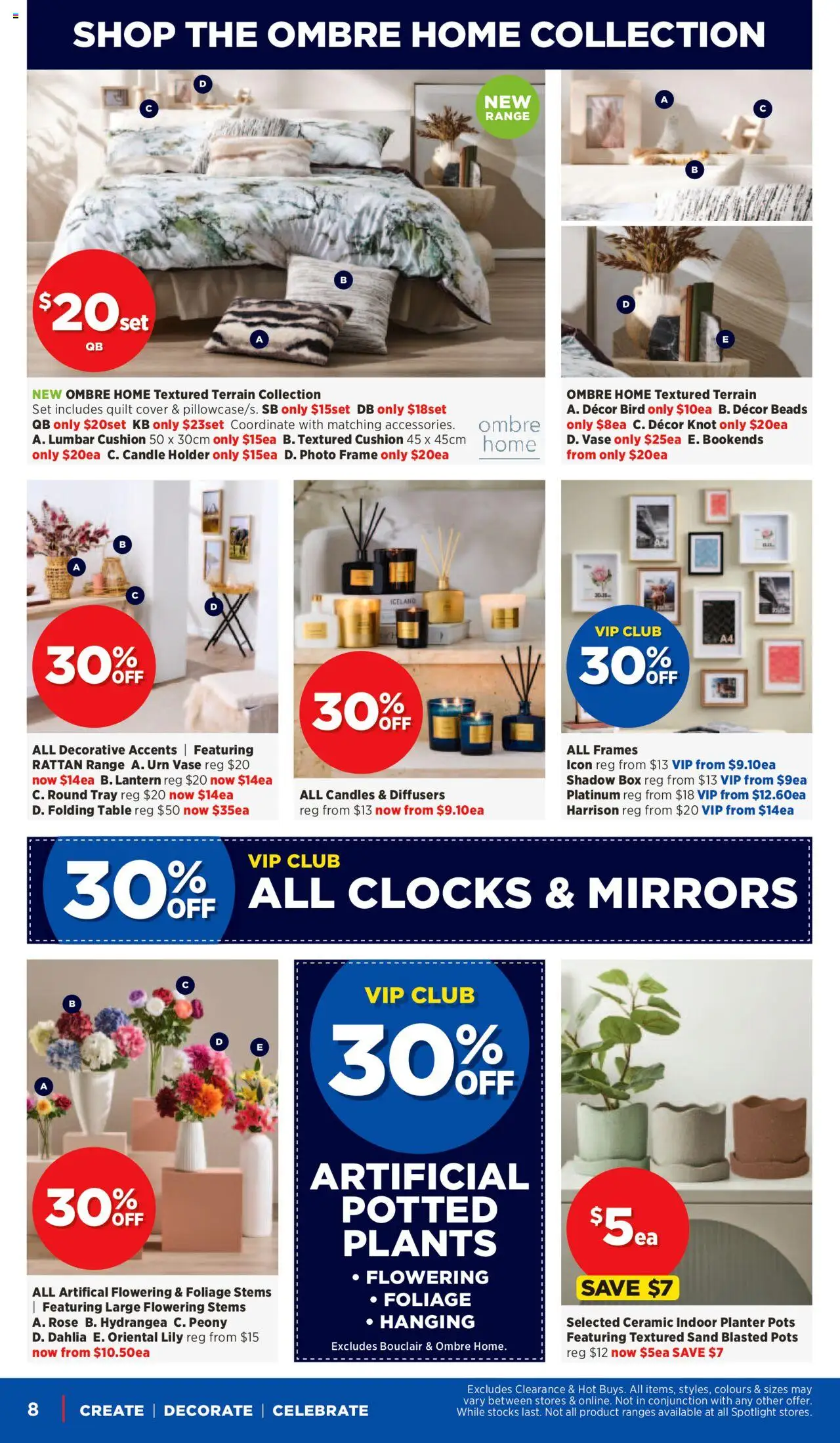 Spotlight catalogue - valid from 07.08.2025 | Page: 8 | Products: Table, Photo frame, Candles, Candle