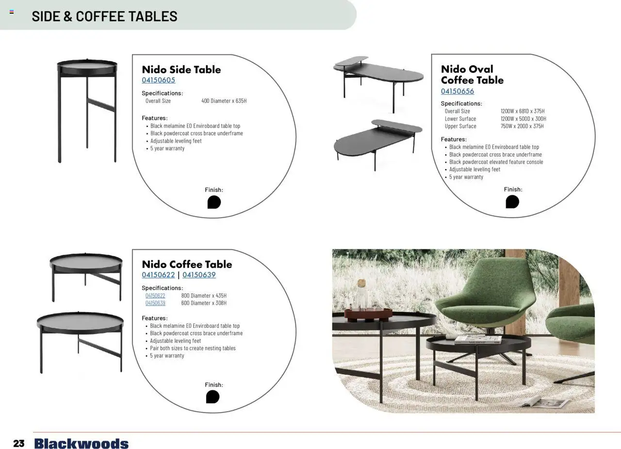 Black Woods catalogue - valid from 18.11.2024 | Page: 24 | Products: Coffee table, Table, Coffee