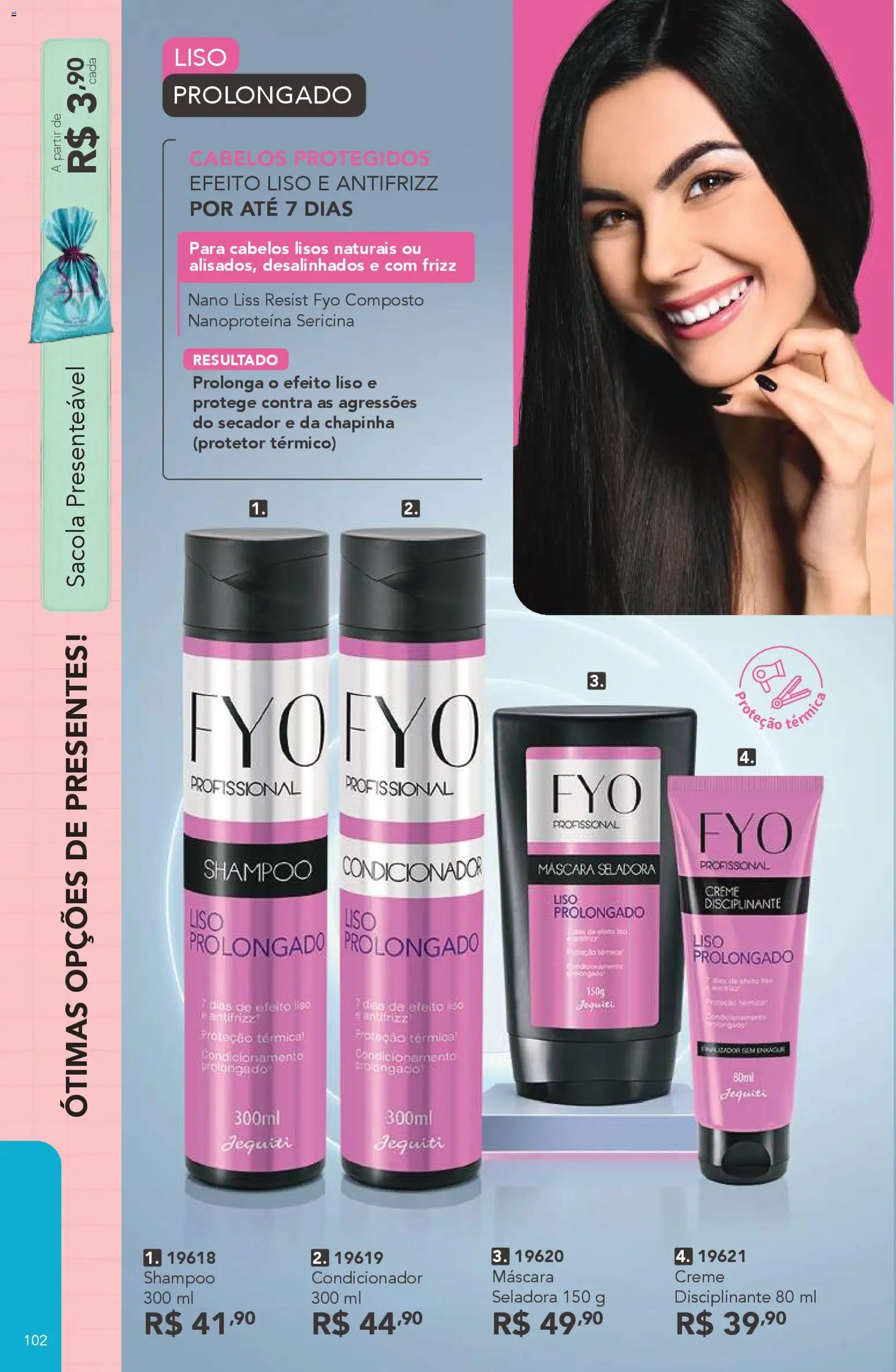 Jequiti Folheto - válido de 06.03.2026 | Página: 102 | Produtos: Secador, Shampoo, Condicionador, Creme