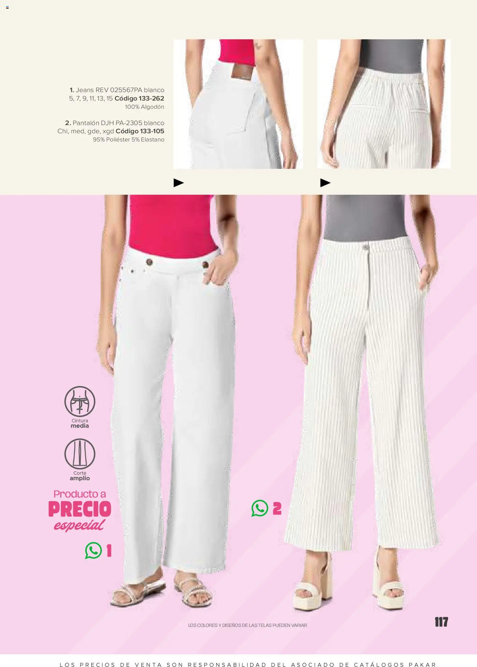 Nuevas ofertas de SC Pakar válidas en toda la República Mexicana desde el 30.01.2026. ¡Encuentra las mejores ofertas en SC Pakar catálogo Ropa! | Página: 117 | Productos: Algodón