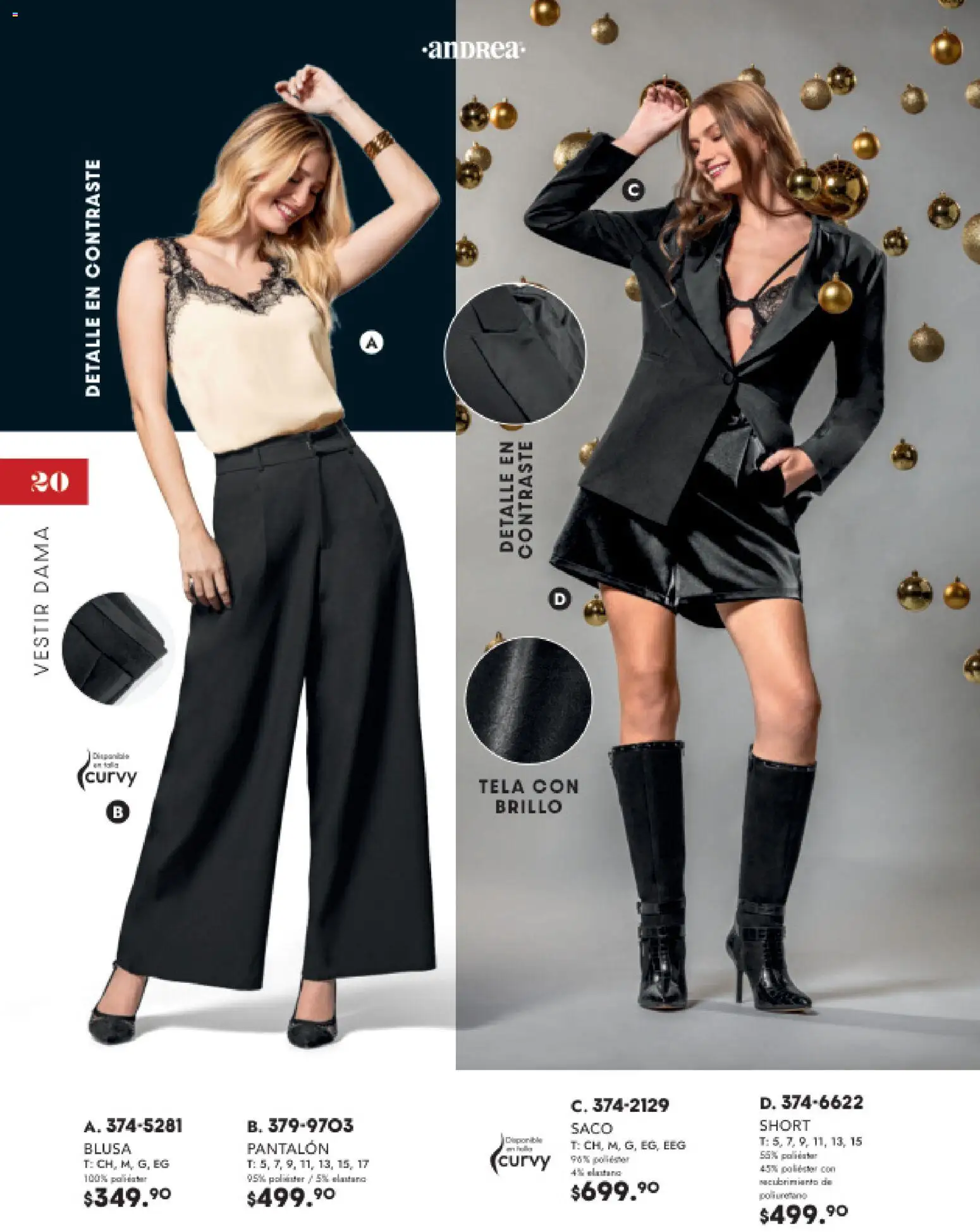 Nuevas ofertas de Andrea válidas en toda la República Mexicana desde el 16.11.2025. ¡Encuentra las mejores ofertas en Andrea catálogo Moda Joven! | Página: 20