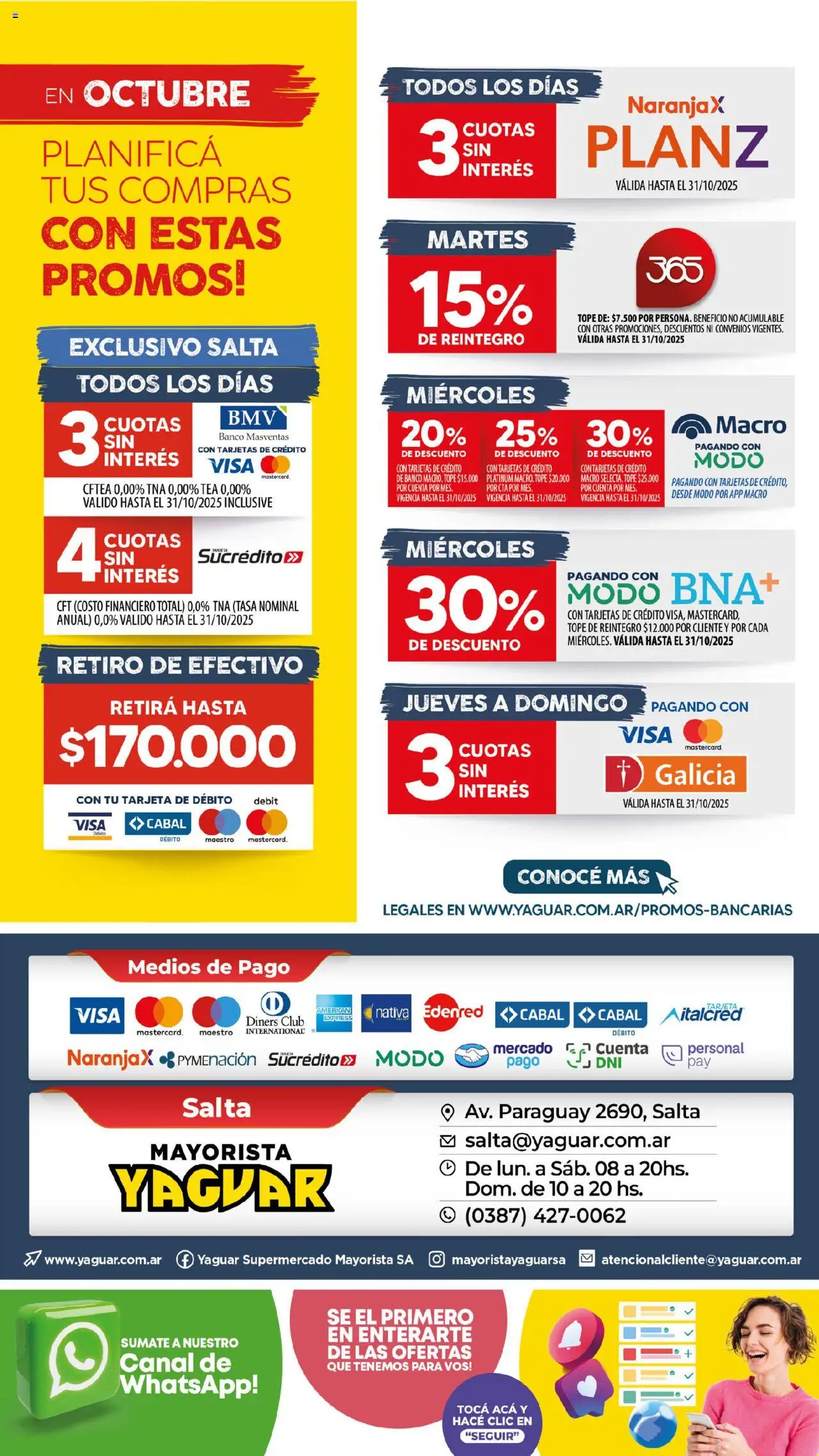 Yaguar - Salta │ válido desde el 13.10.2025 | Página: 29 | Productos: Banco